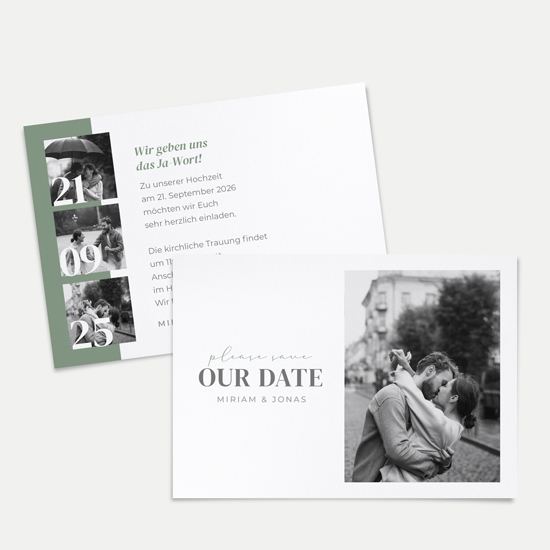 Postkarte DIN A6 im Querformat - Minimalistisch "Berlin"