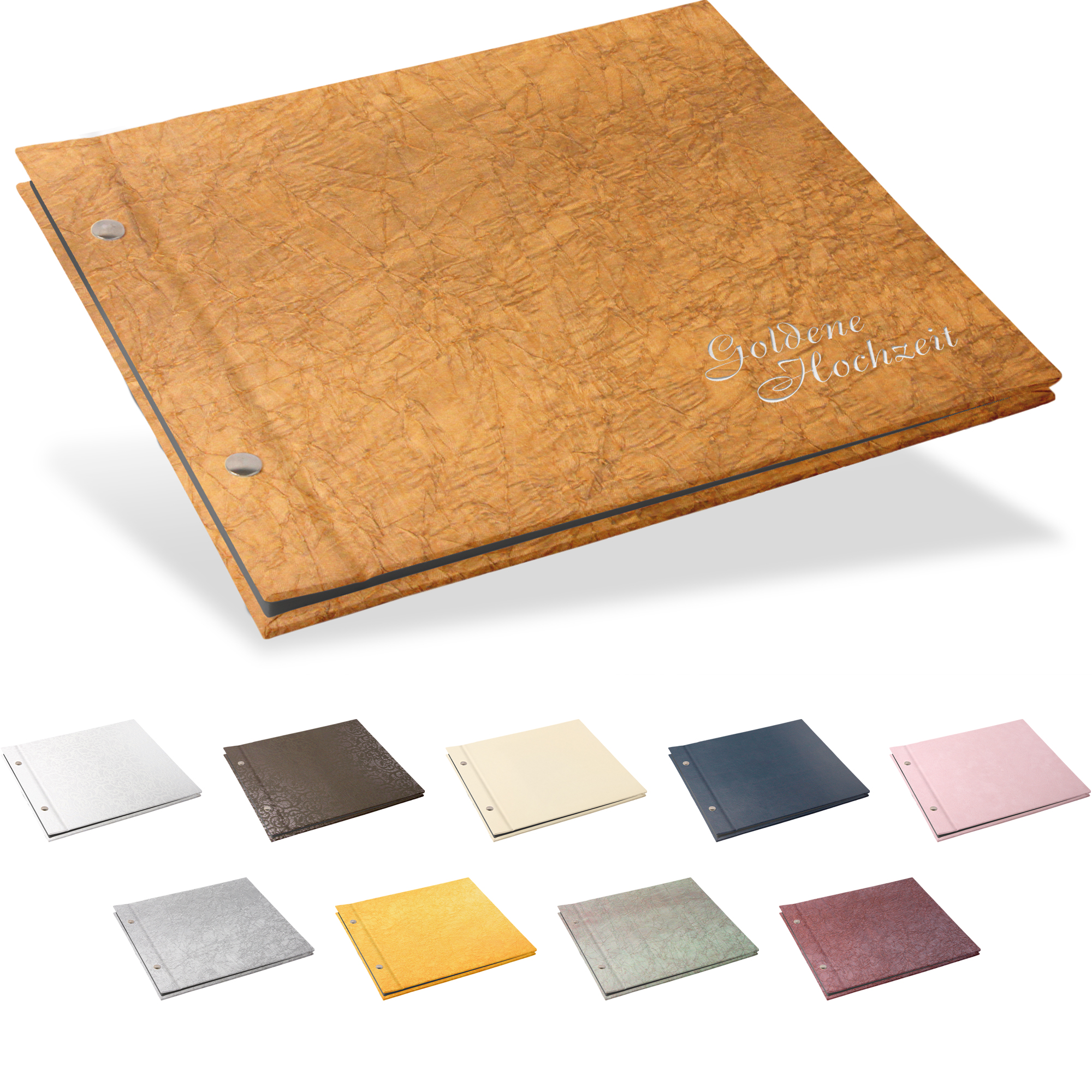 Portraitalbum Trend-Line, Format 24 x 22 cm, ohne Bildausschnitt, Schwarz