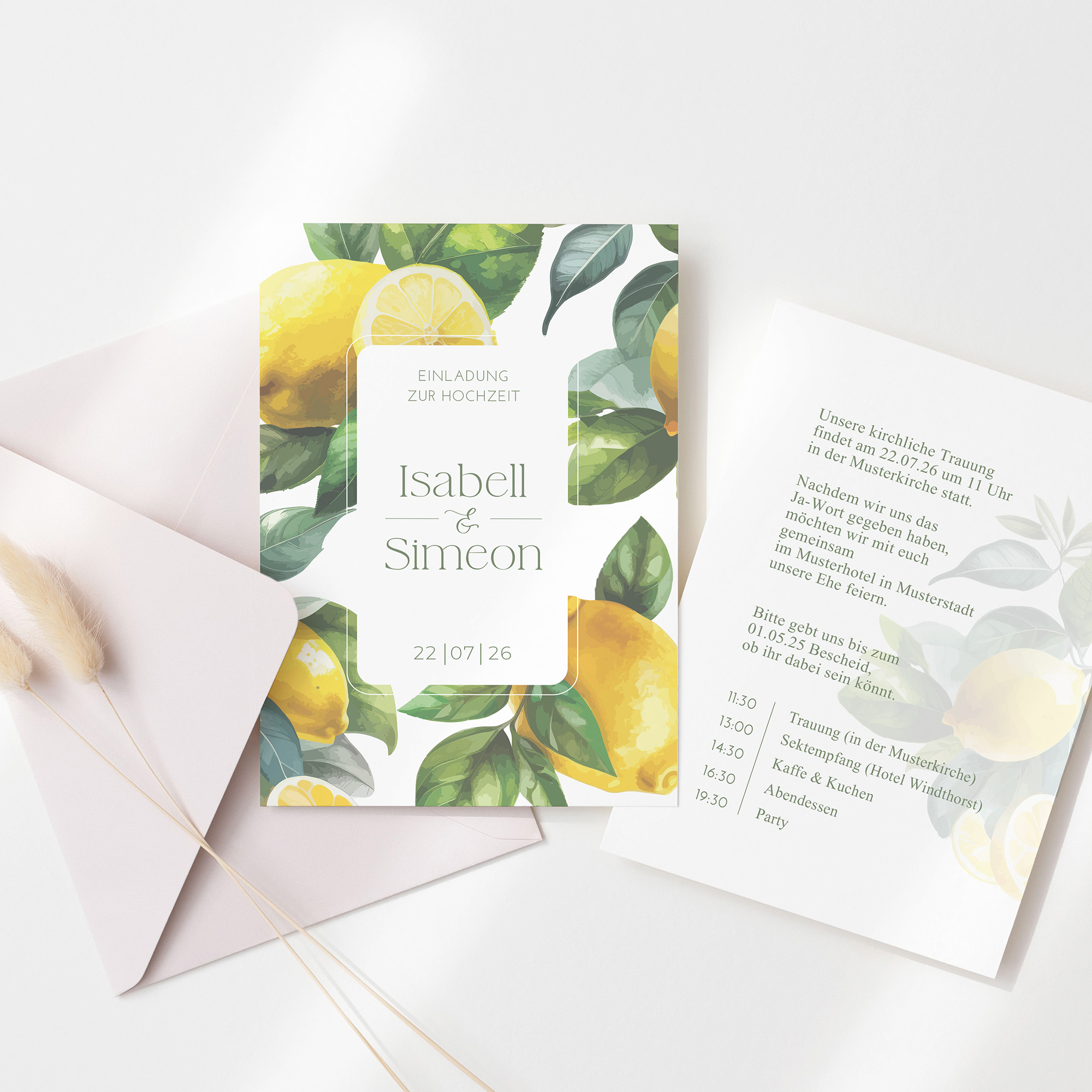 Postkarte DIN A6 im Hochformat - Floral "Tuscan Bloom"