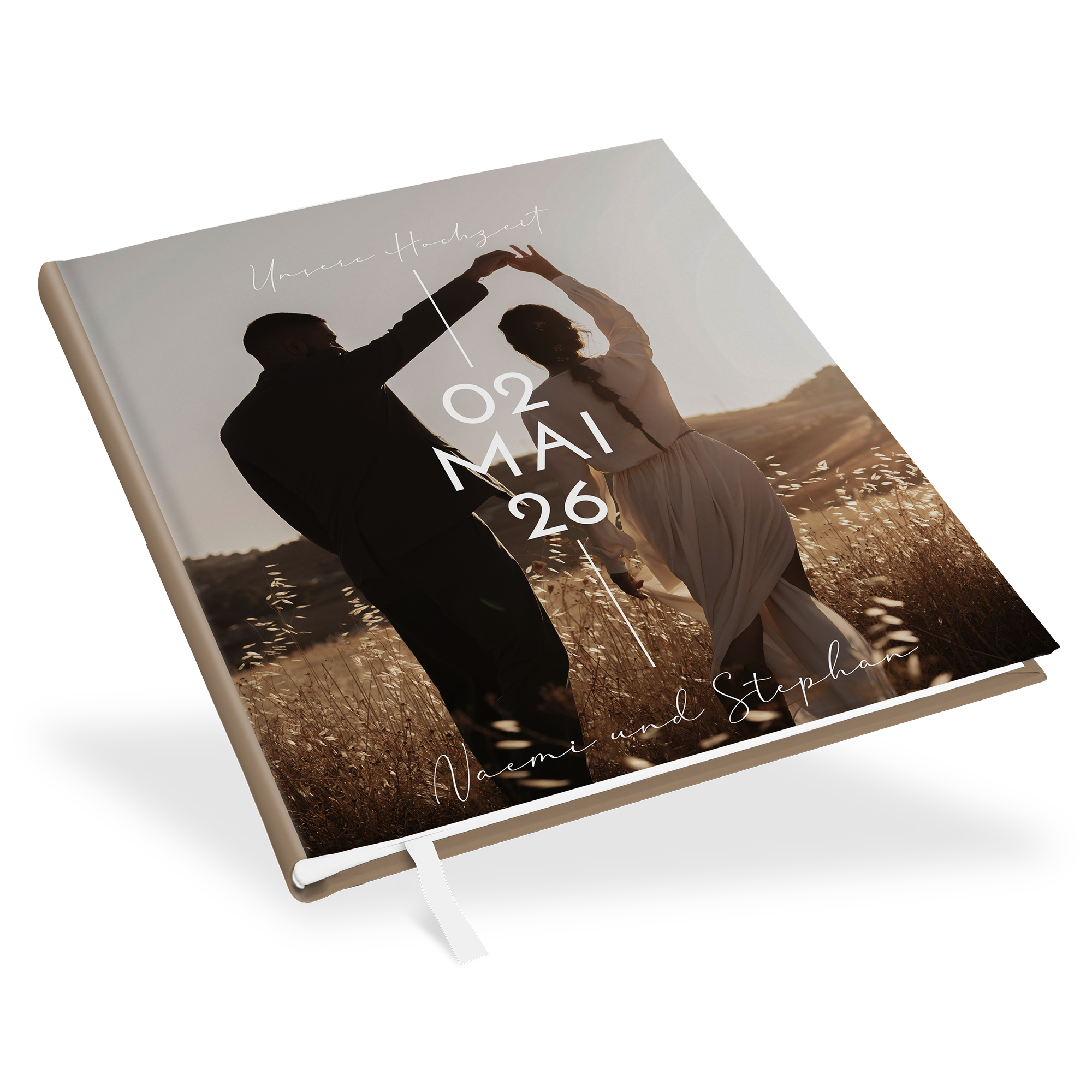 Gästebuch Hochzeit - Minimalistisch "Still Lines"