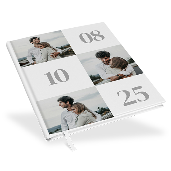 Erinnerungsbuch Hochzeit - Minimalistisch "Oslo"