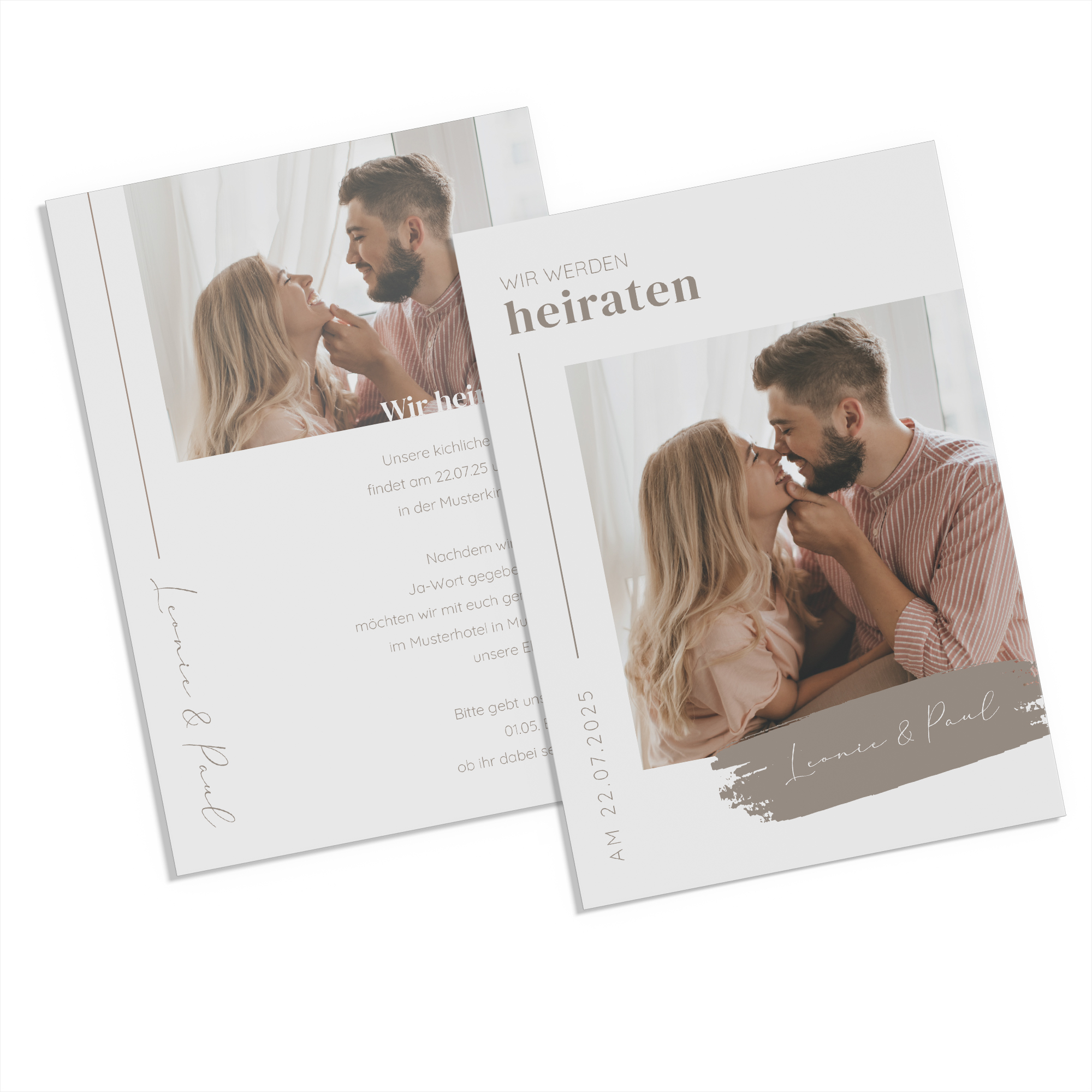 Postkarte DIN A6 im Hochformat - Minimalistisch "Copenhagen"