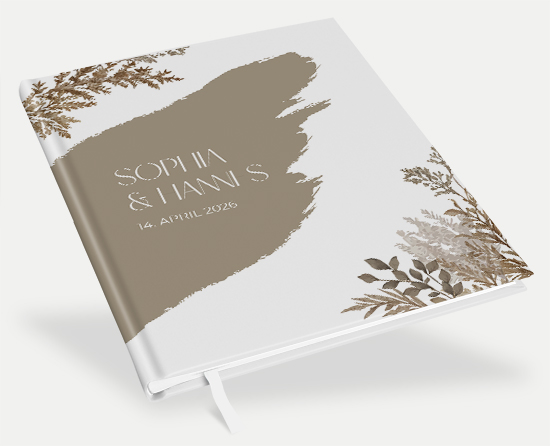 Erinnerungsbuch Hochzeit - Boho - "Earthstroke"