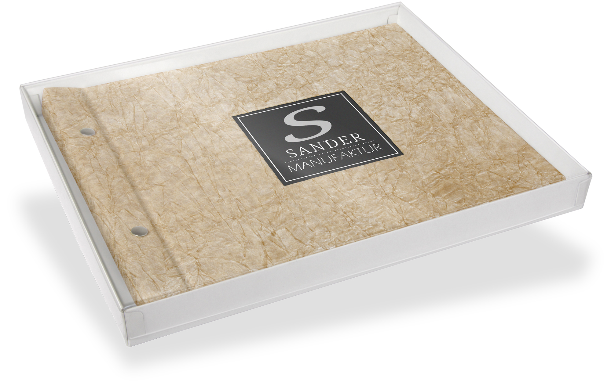 Portraitalbum Comfort-Line 29 x 24 cm, Weiß, mit Bildausschnitt