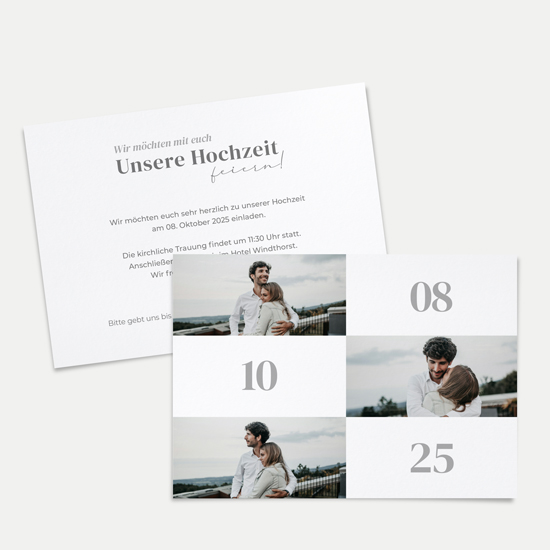 Postkarte DIN A6 im Querformat - Minimalistisch "Oslo"