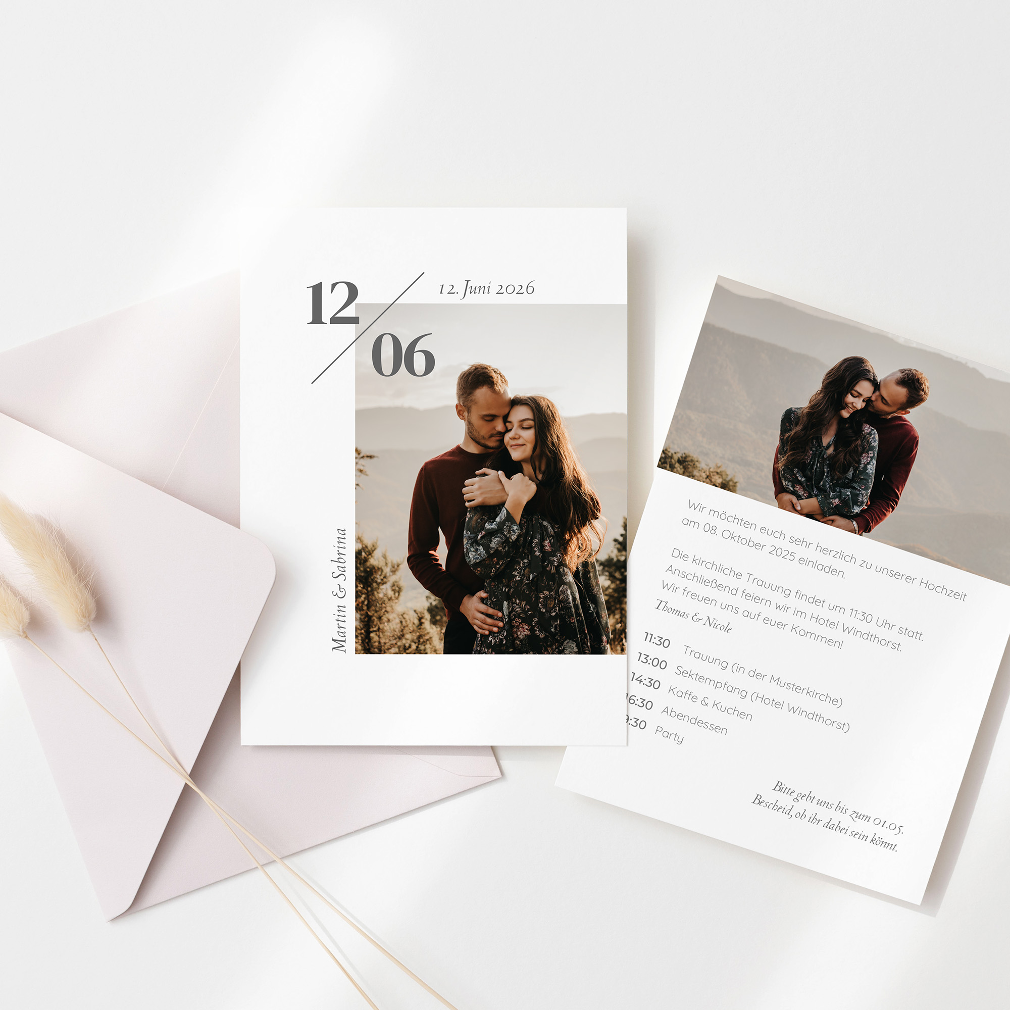 Postkarte DIN A6 im Hochformat - Minimalistisch "Helsinki"