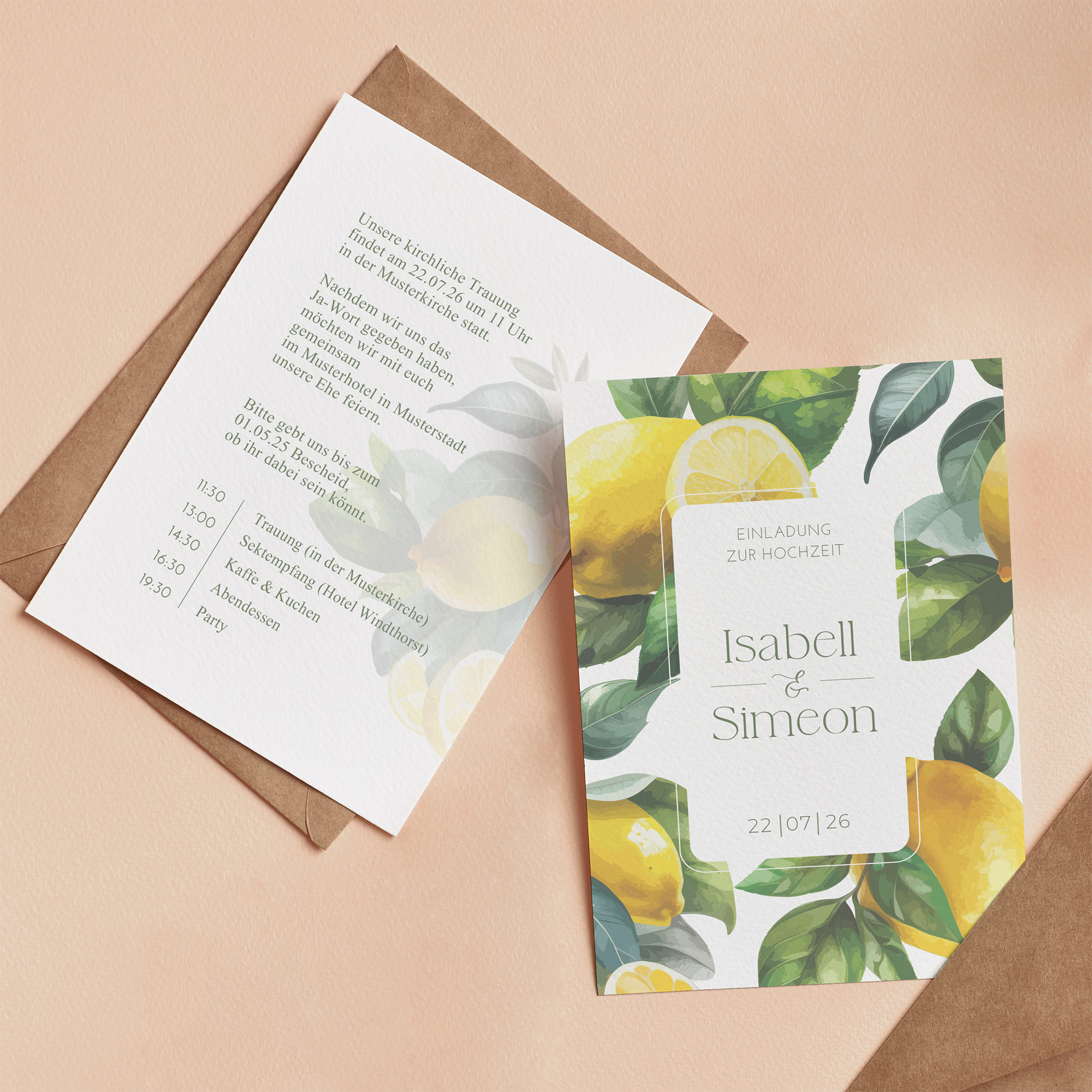 Postkarte DIN A6 im Hochformat - Floral "Tuscan Bloom"