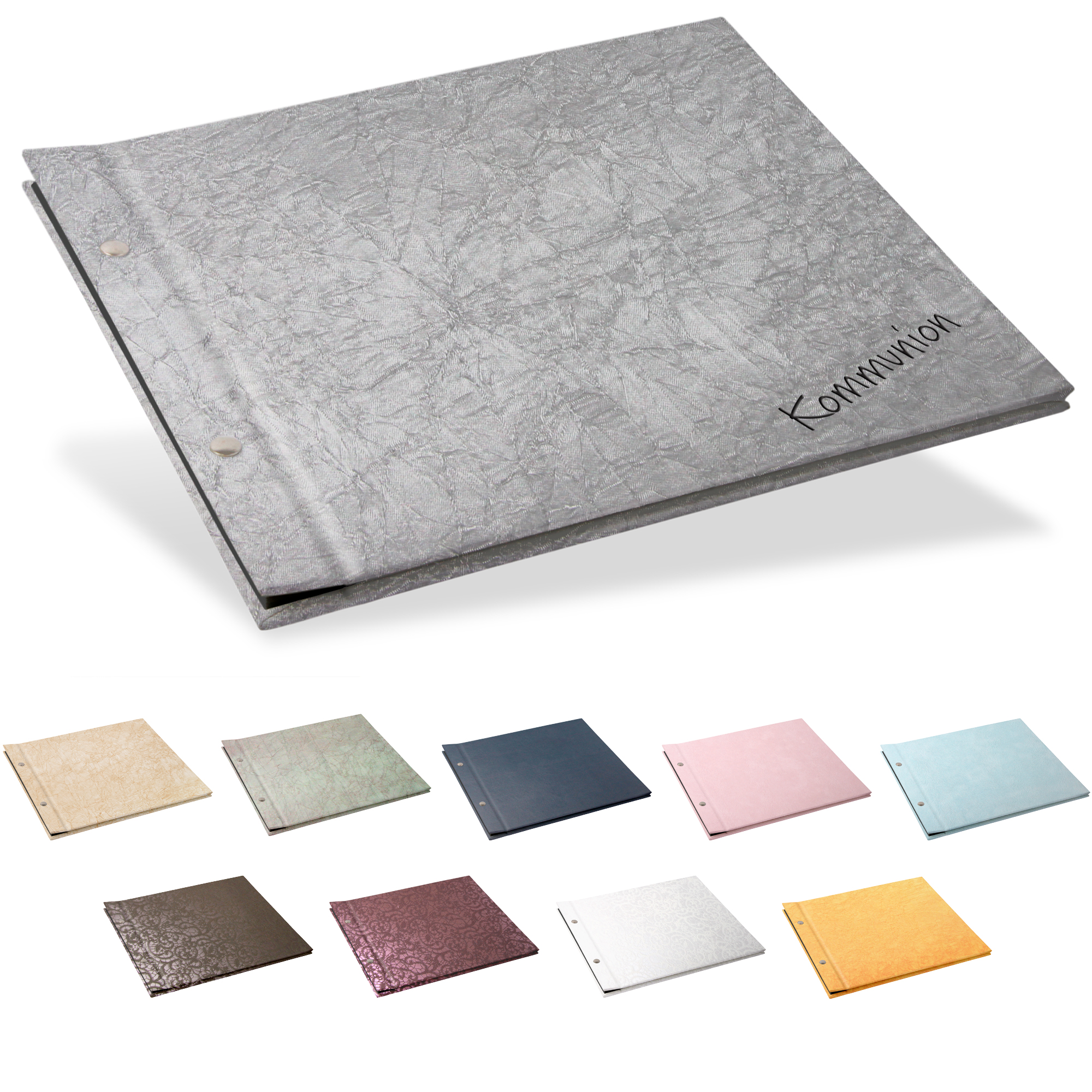 Portraitalbum Trend-Line, Format 28 x 25 cm, ohne Bildausschnitt, Schwarz