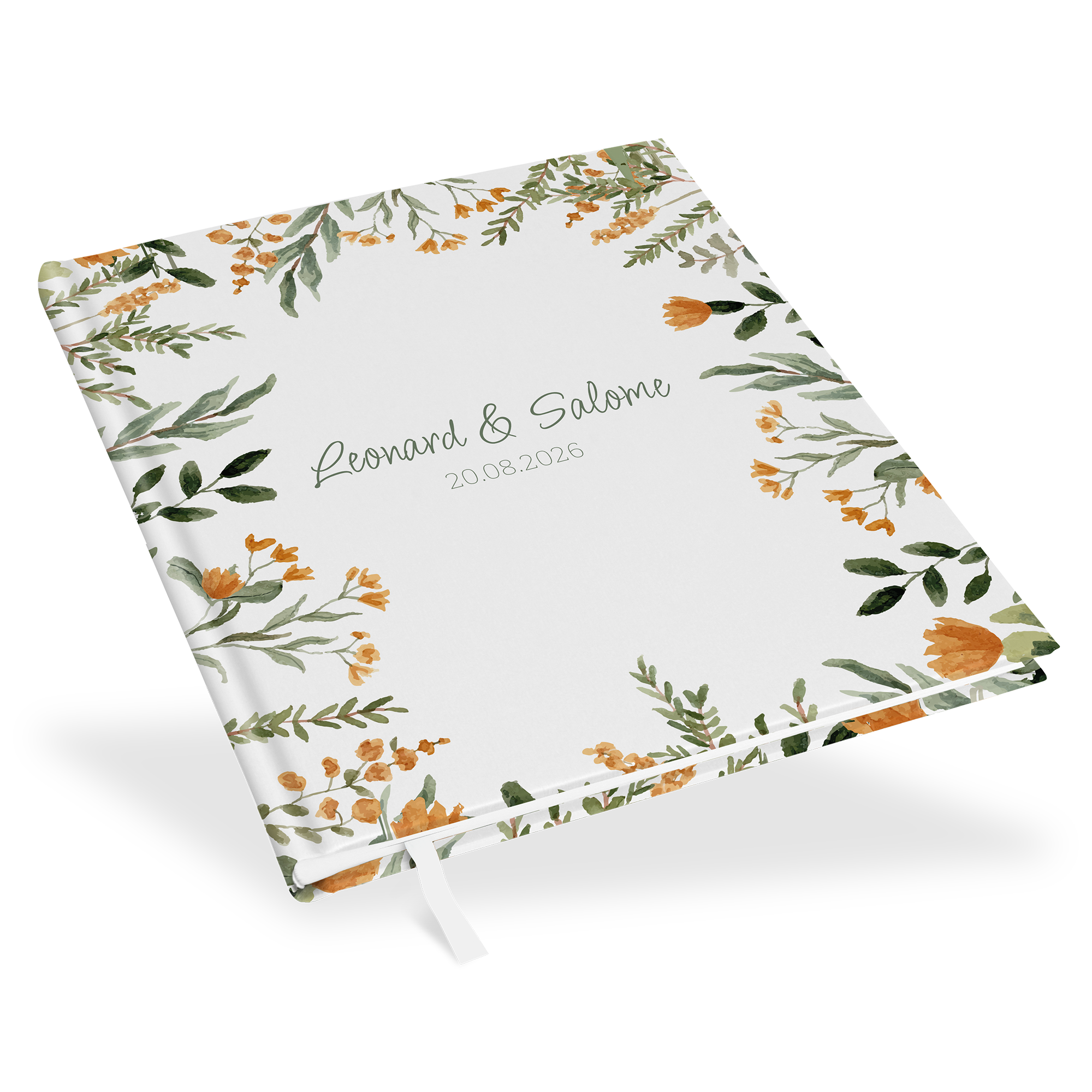 Erinnerungsbuch Hochzeit - Floral "Warm Botanicals"