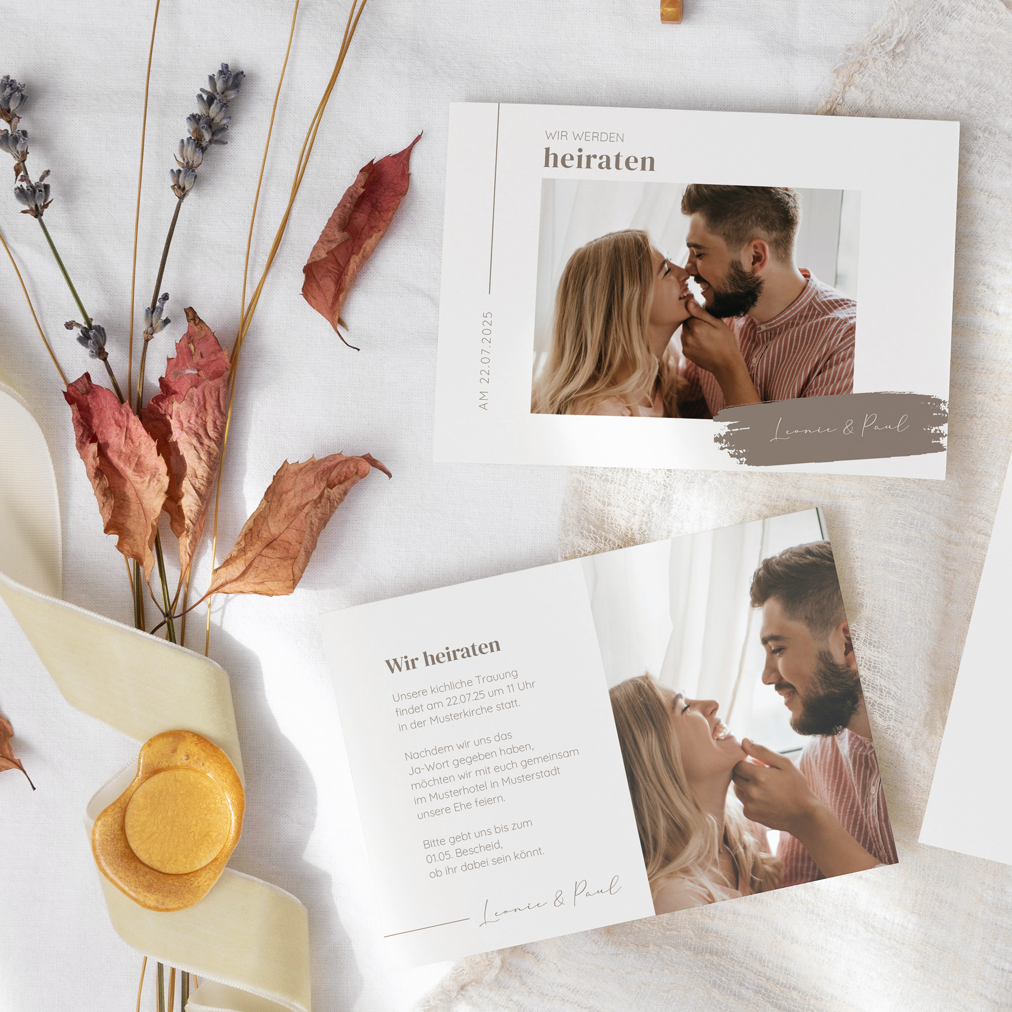 Postkarte DIN A6 im Querformat - Minimalistisch "Copenhagen"