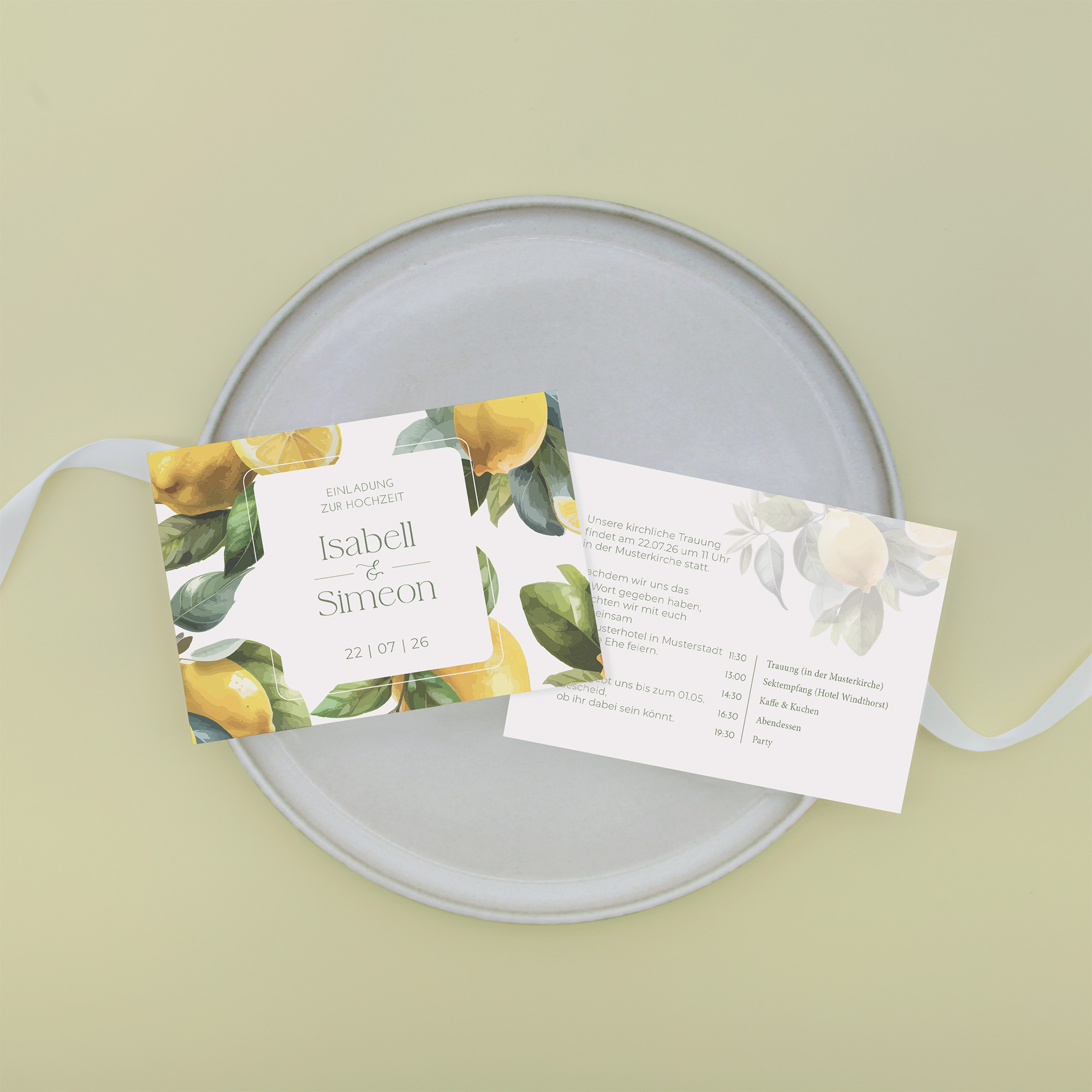 Postkarte DIN A6 im Querformat - Floral "Tuscan Bloom"