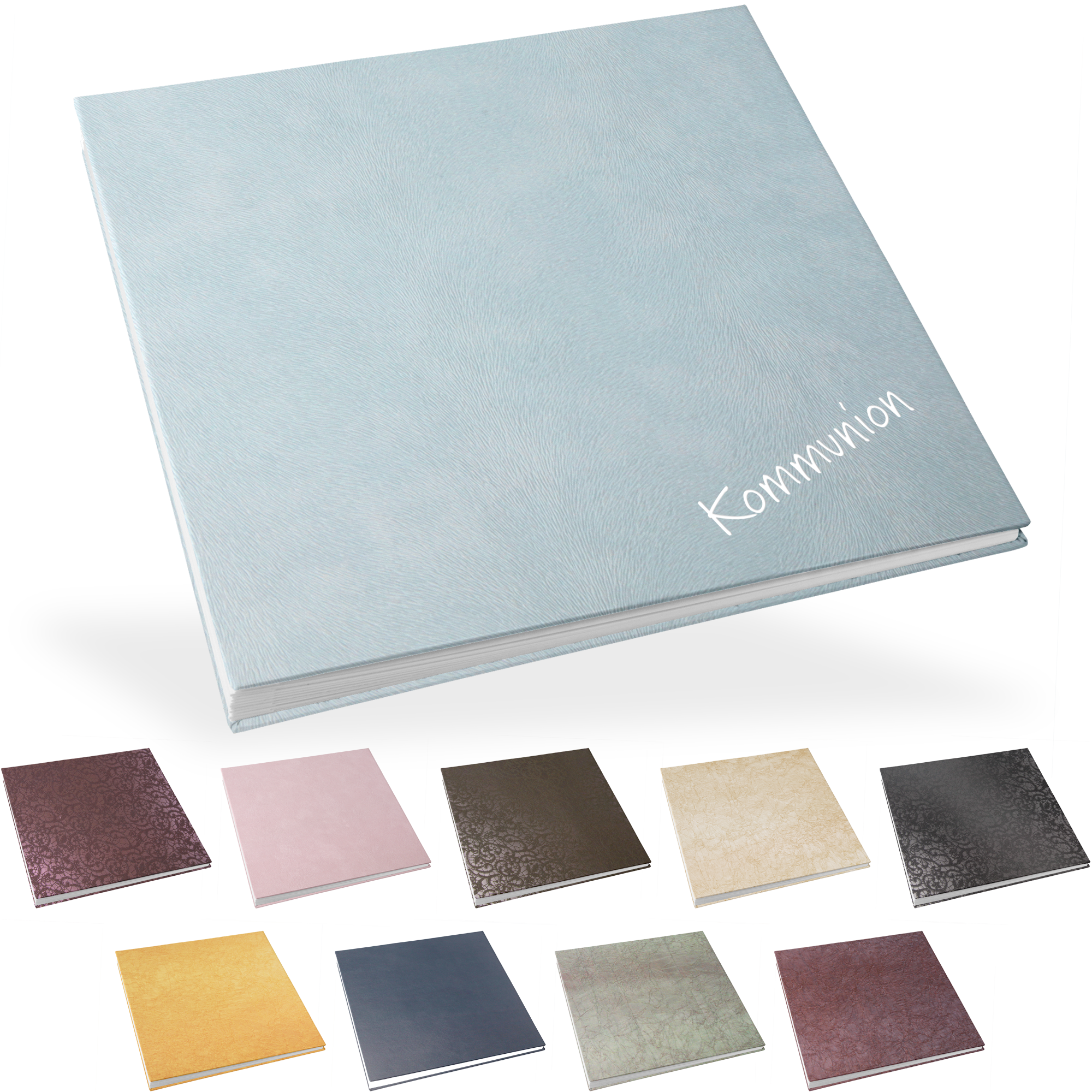 Blockalbum 24 x 24 cm, weiße Inhaltsseiten, ohne Bilddurchstanzung