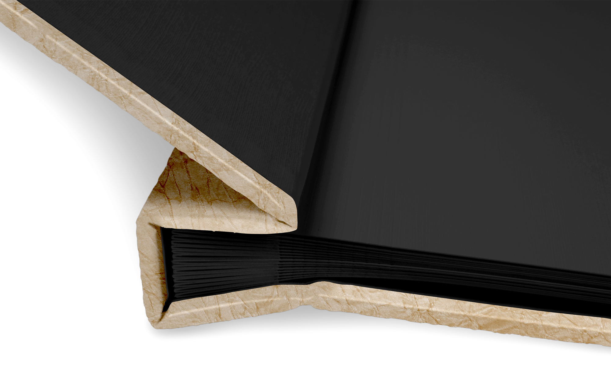 Portraitalbum Comfort-Line 28 x 25 cm, Schwarz, mit Bildausschnitt