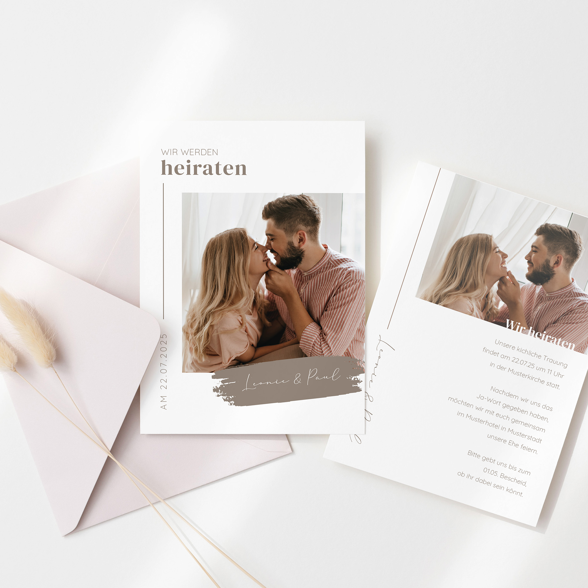 Postkarte DIN A6 im Hochformat - Minimalistisch "Copenhagen"