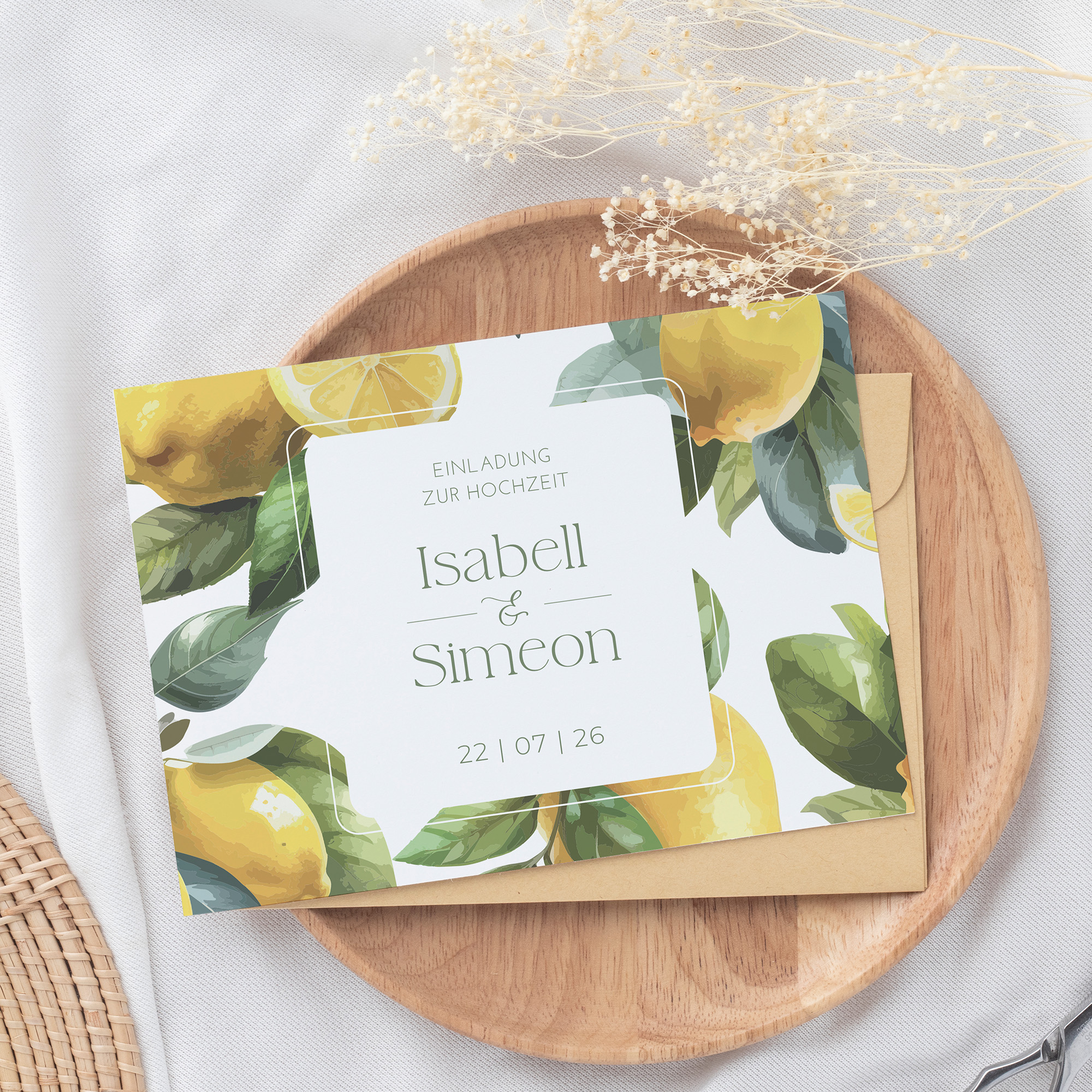 Postkarte DIN A6 im Querformat - Floral "Tuscan Bloom"