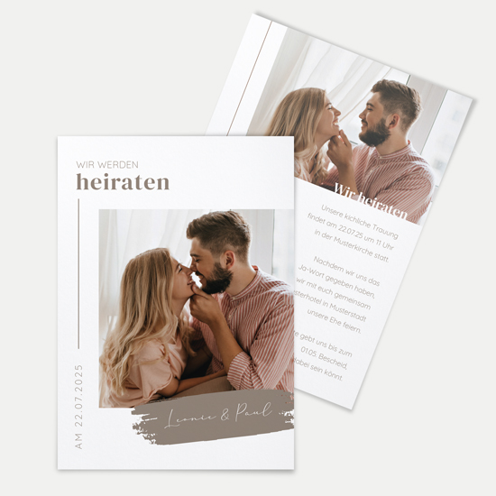 Postkarte DIN A6 im Hochformat - Minimalistisch "Copenhagen"