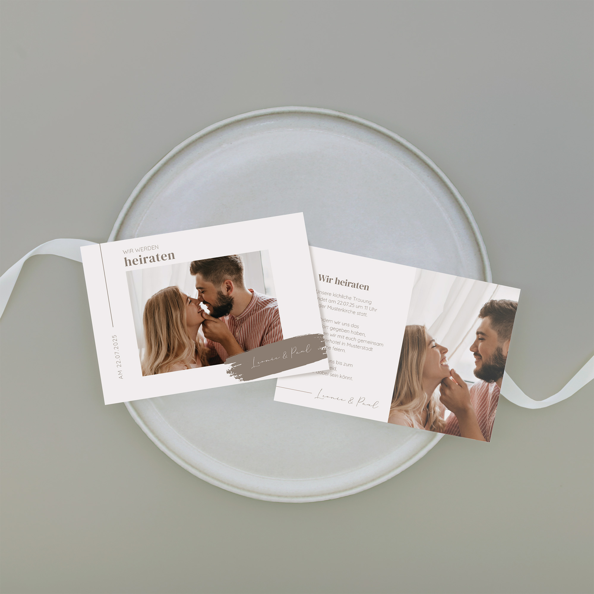 Postkarte DIN A6 im Querformat - Minimalistisch "copenhagen"