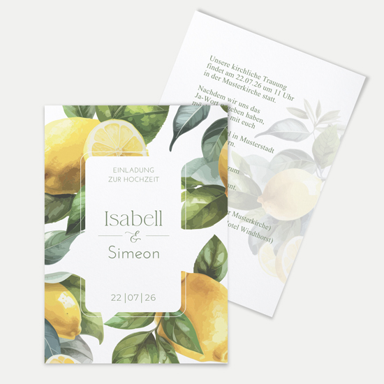 Postkarte DIN A6 im Hochformat - Floral "tuscan bloom"