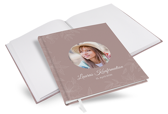 Gästebuch Konfirmation "Floral Harmony"