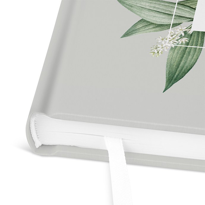 Kondolenzbuch - Greenery "tropical frame"