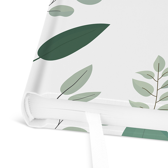 Kondolenzbuch - Greenery "green & simple"