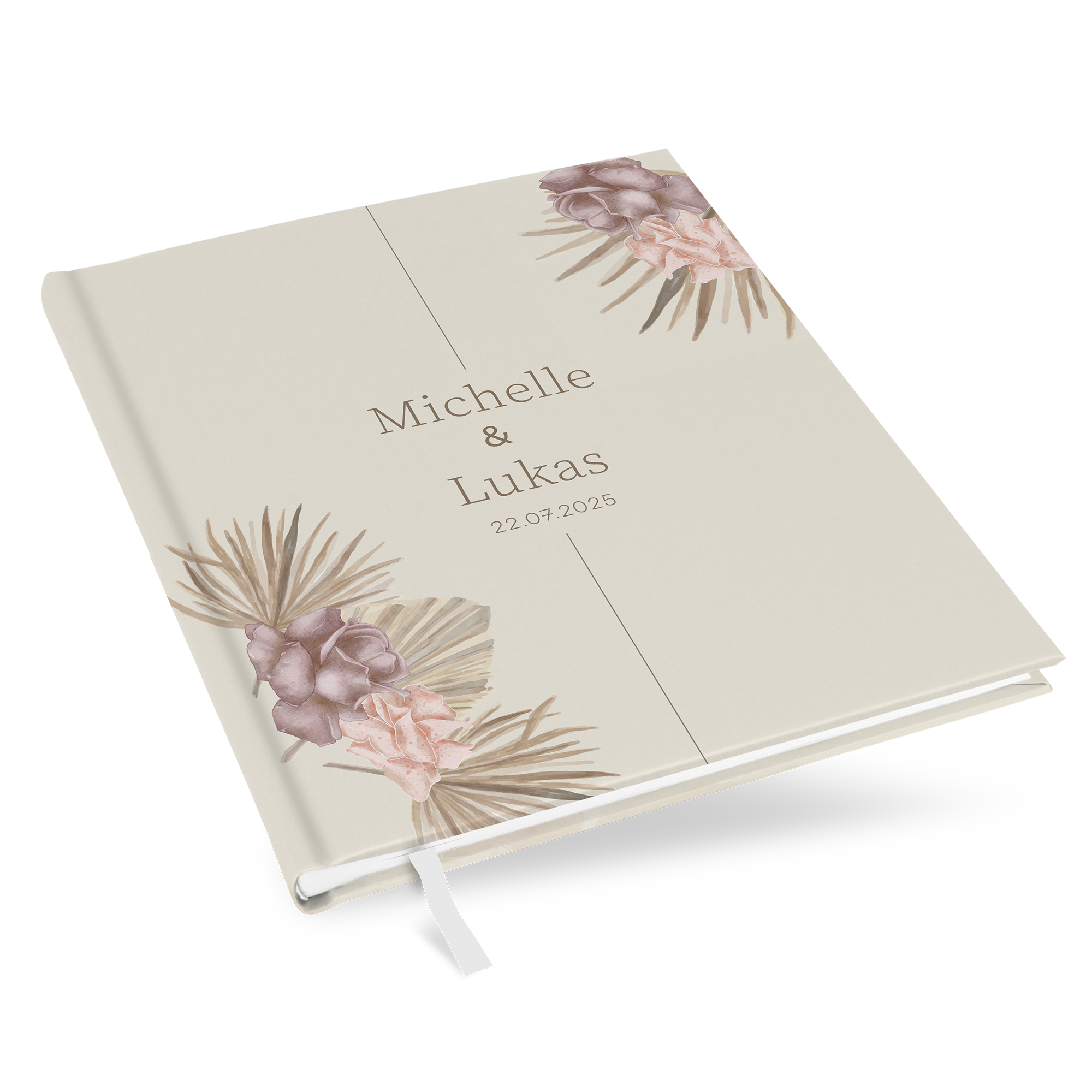Erinnerungsbuch Hochzeit - Boho "boho minimal"