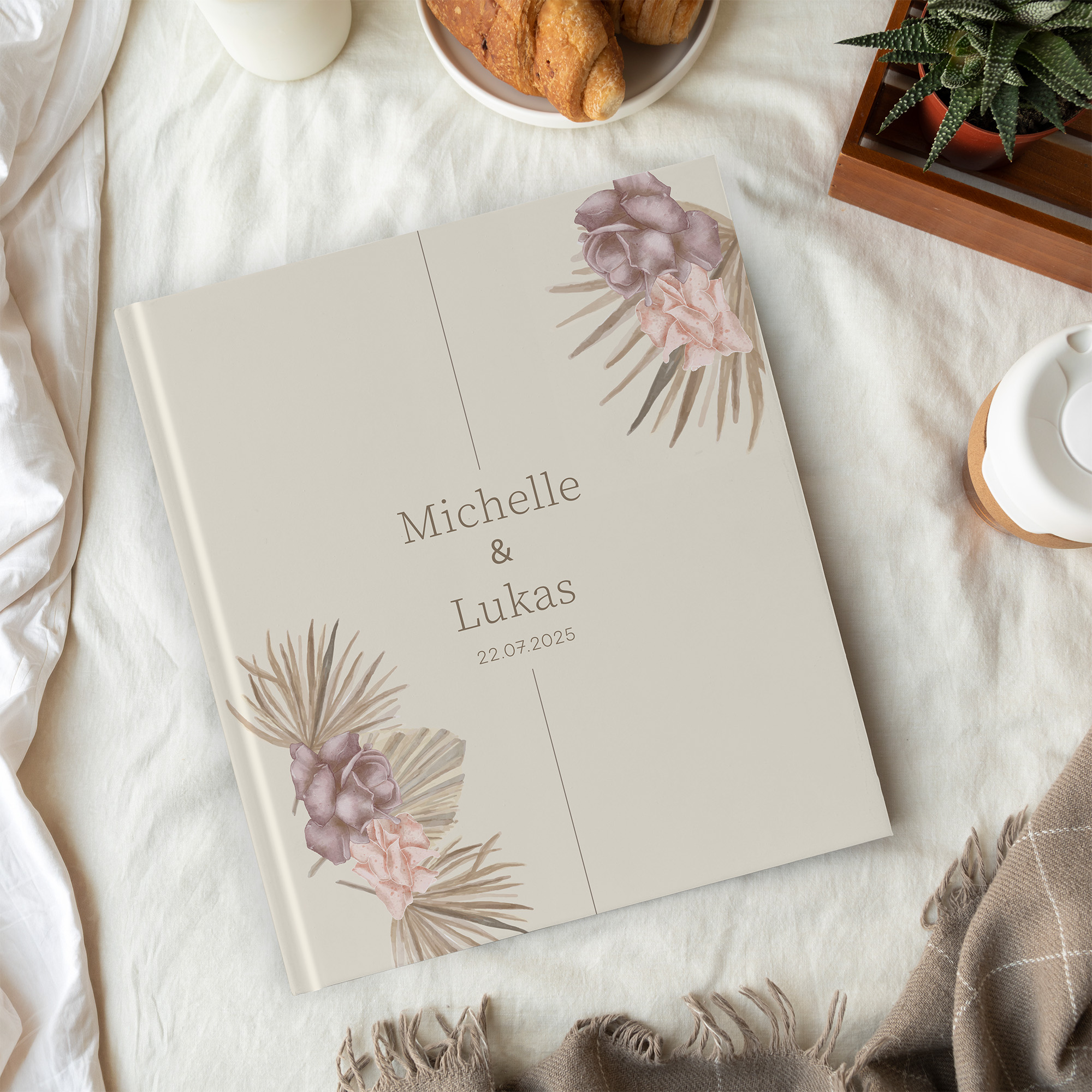 Erinnerungsbuch Hochzeit - Boho "boho minimal"