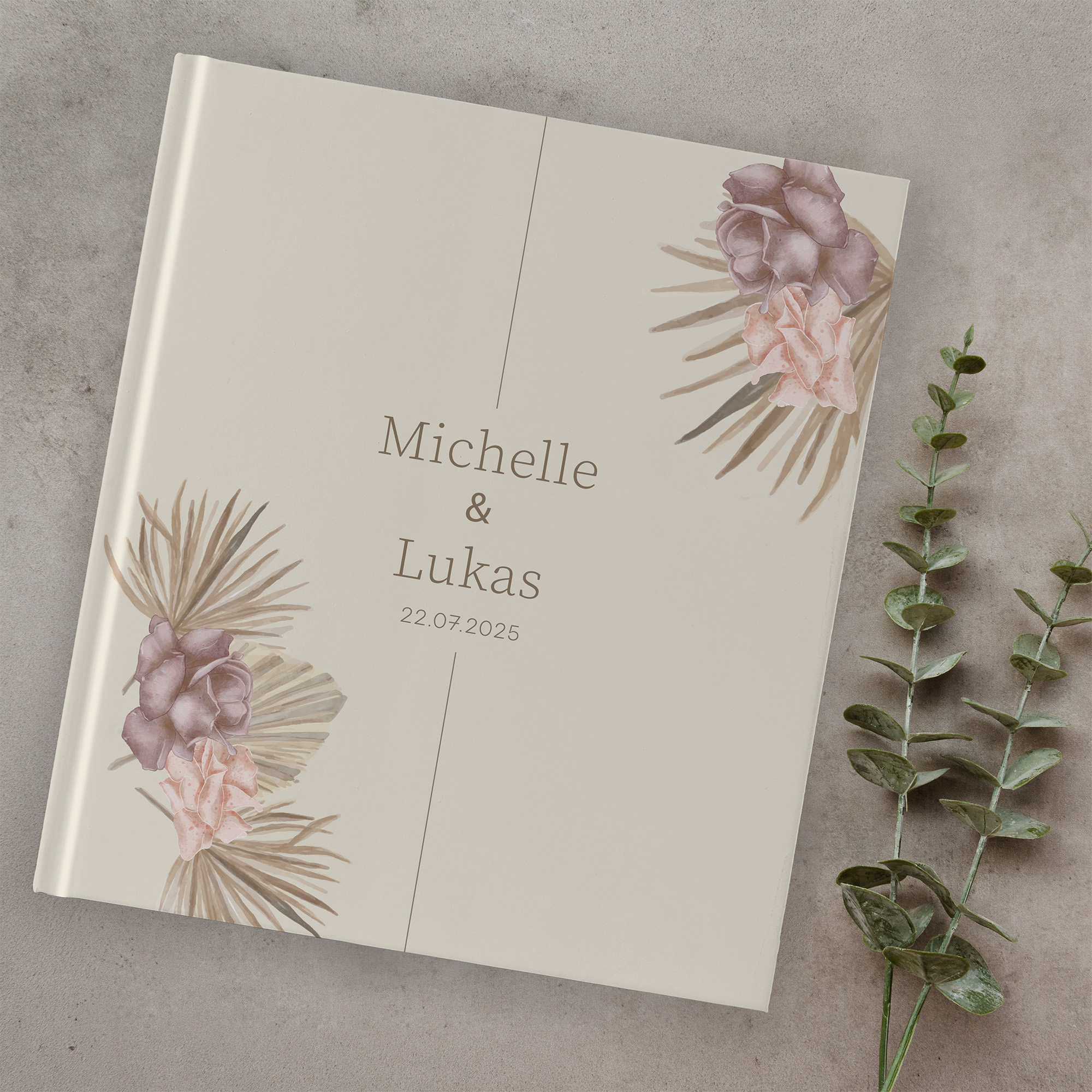 Erinnerungsbuch Hochzeit - Boho "boho minimal"