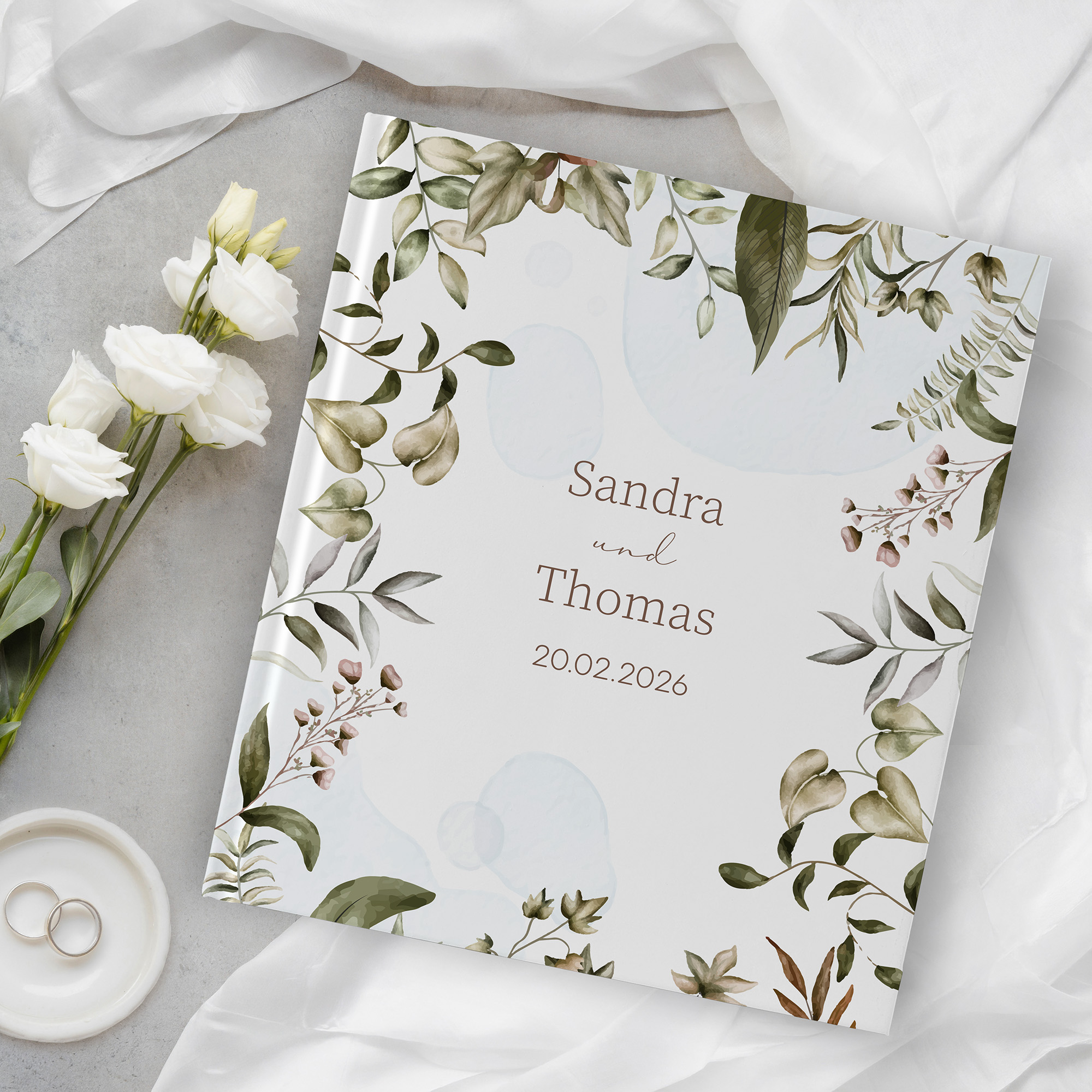 Erinnerungsbuch Hochzeit - Boho "nature hold"