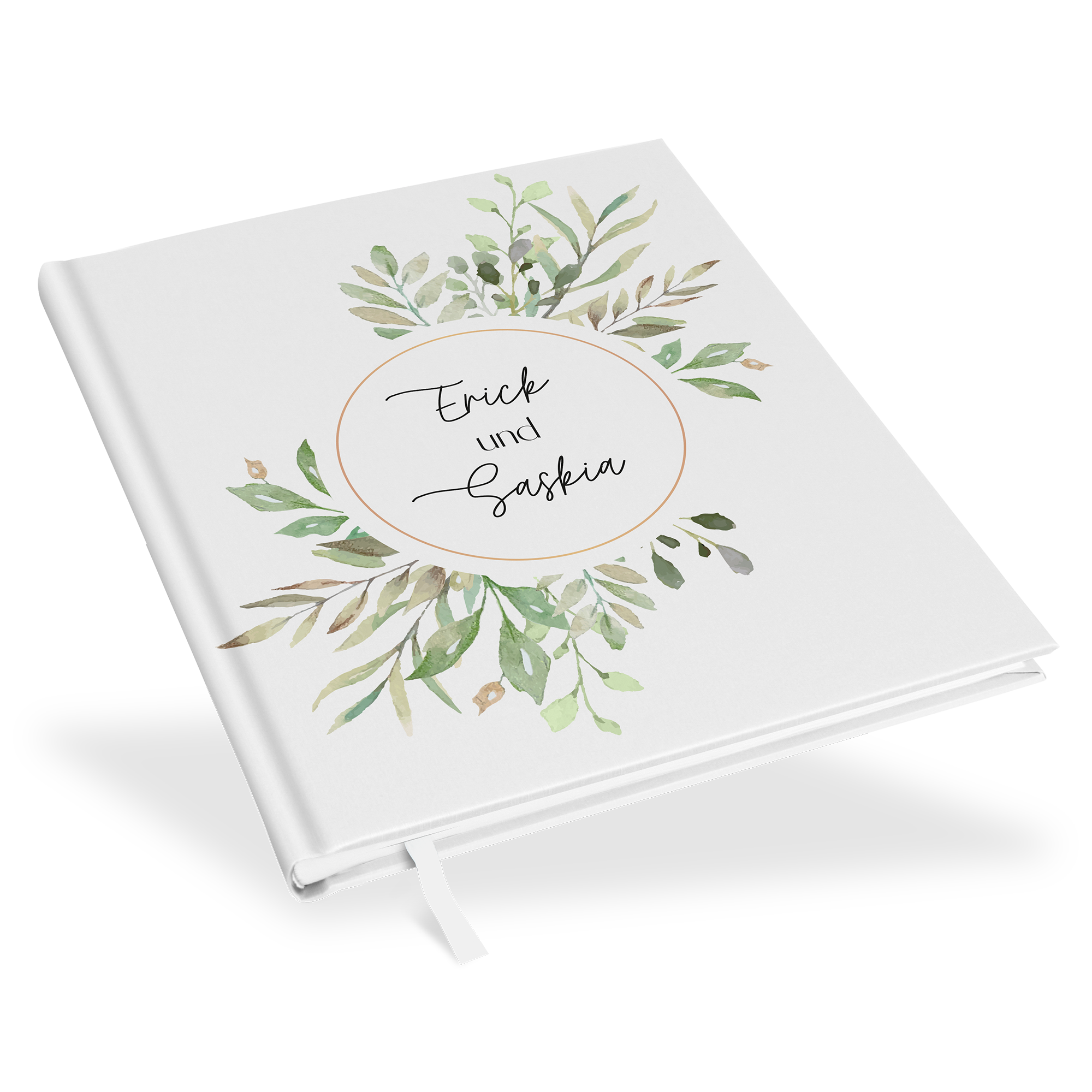 Erinnerungsbuch Hochzeit - Greenery "calm grove"