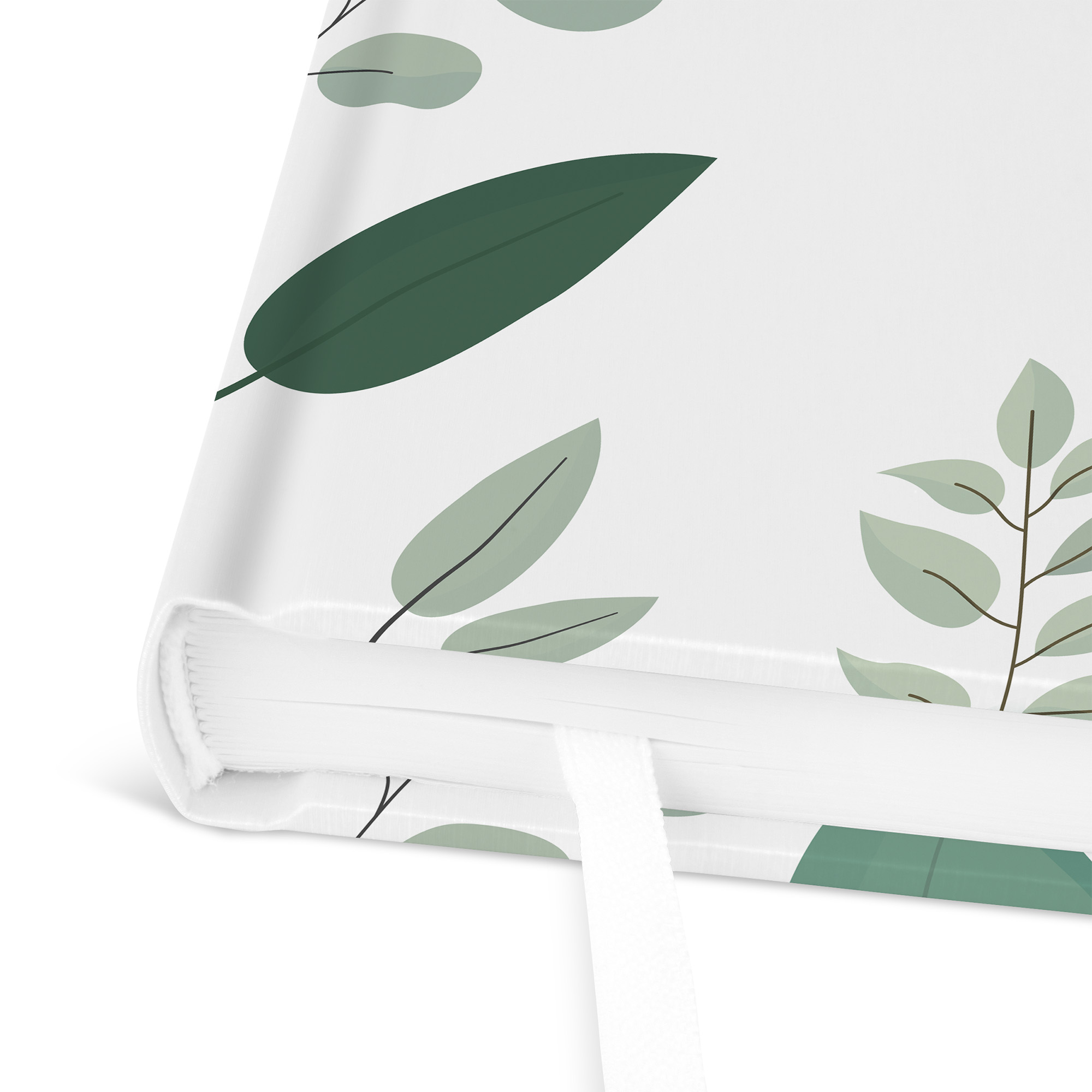 Erinnerungsbuch Hochzeit - Greenery - "green & simple"