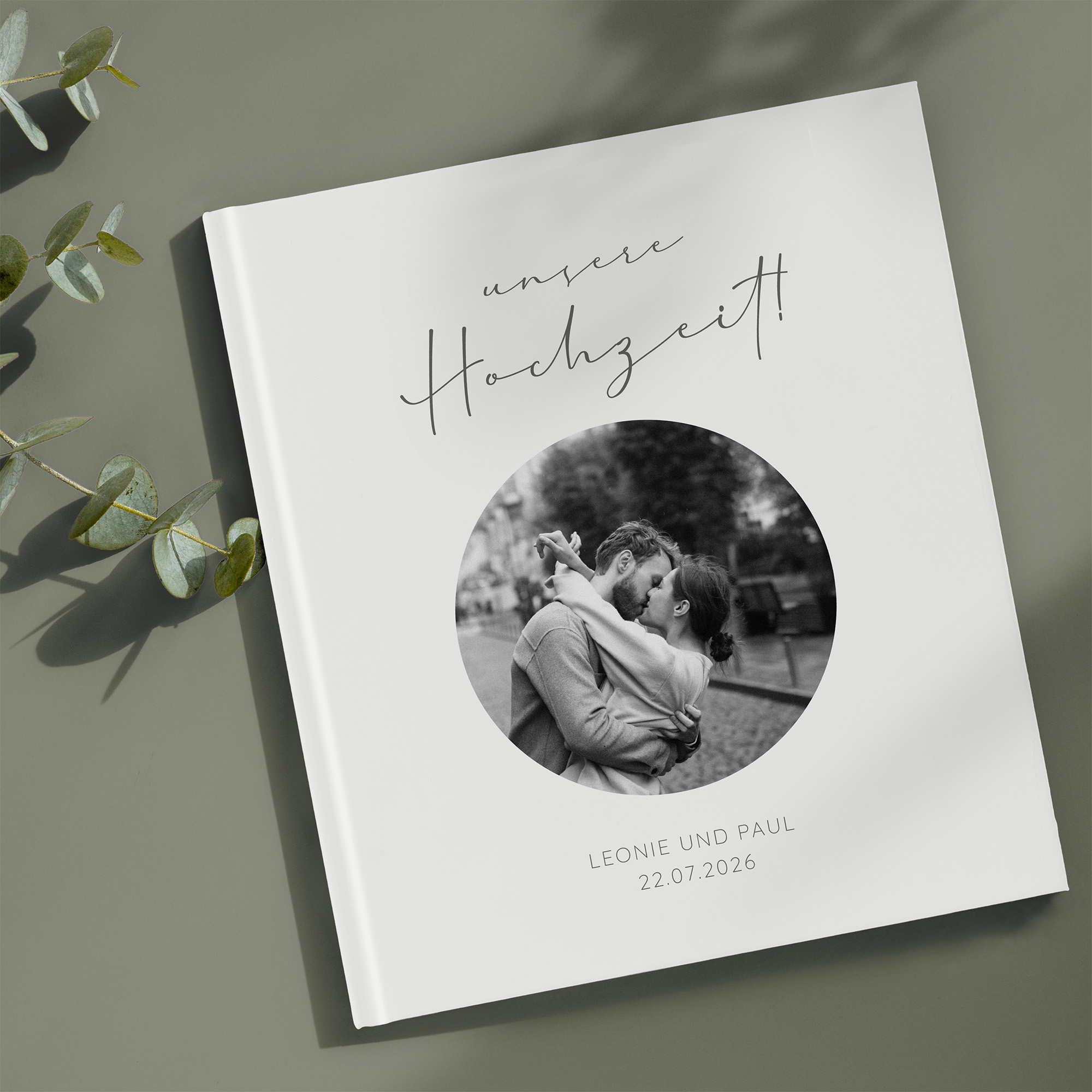 Erinnerungsbuch Hochzeit - Minimalistisch "Paris"