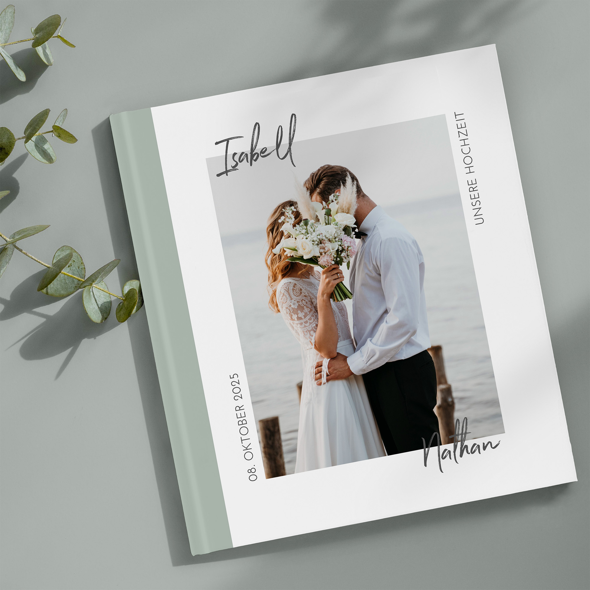 Erinnerungsbuch Hochzeit - Minimalistisch "Florence"