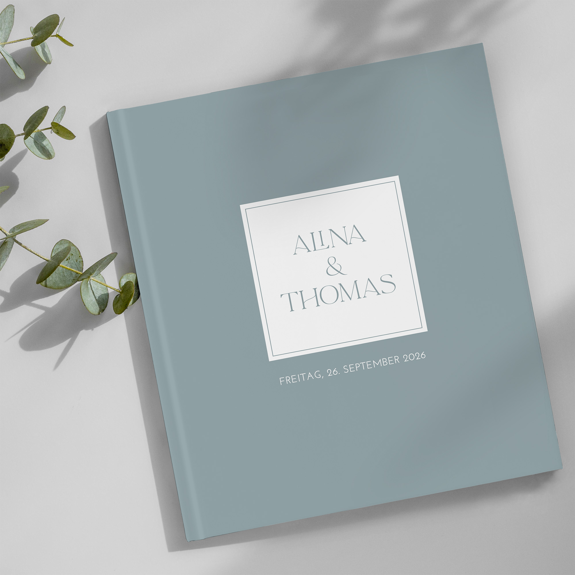 Erinnerungsbuch Hochzeit - Minimalistisch "Nordic Shore"