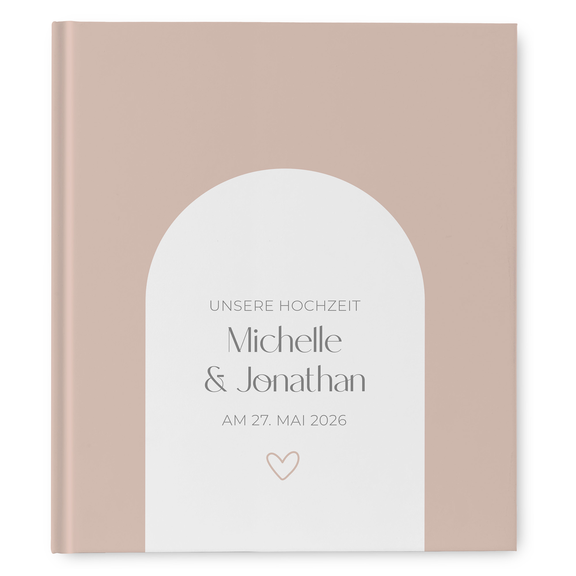 Erinnerungsbuch Hochzeit - Minimalistisch "Lille"