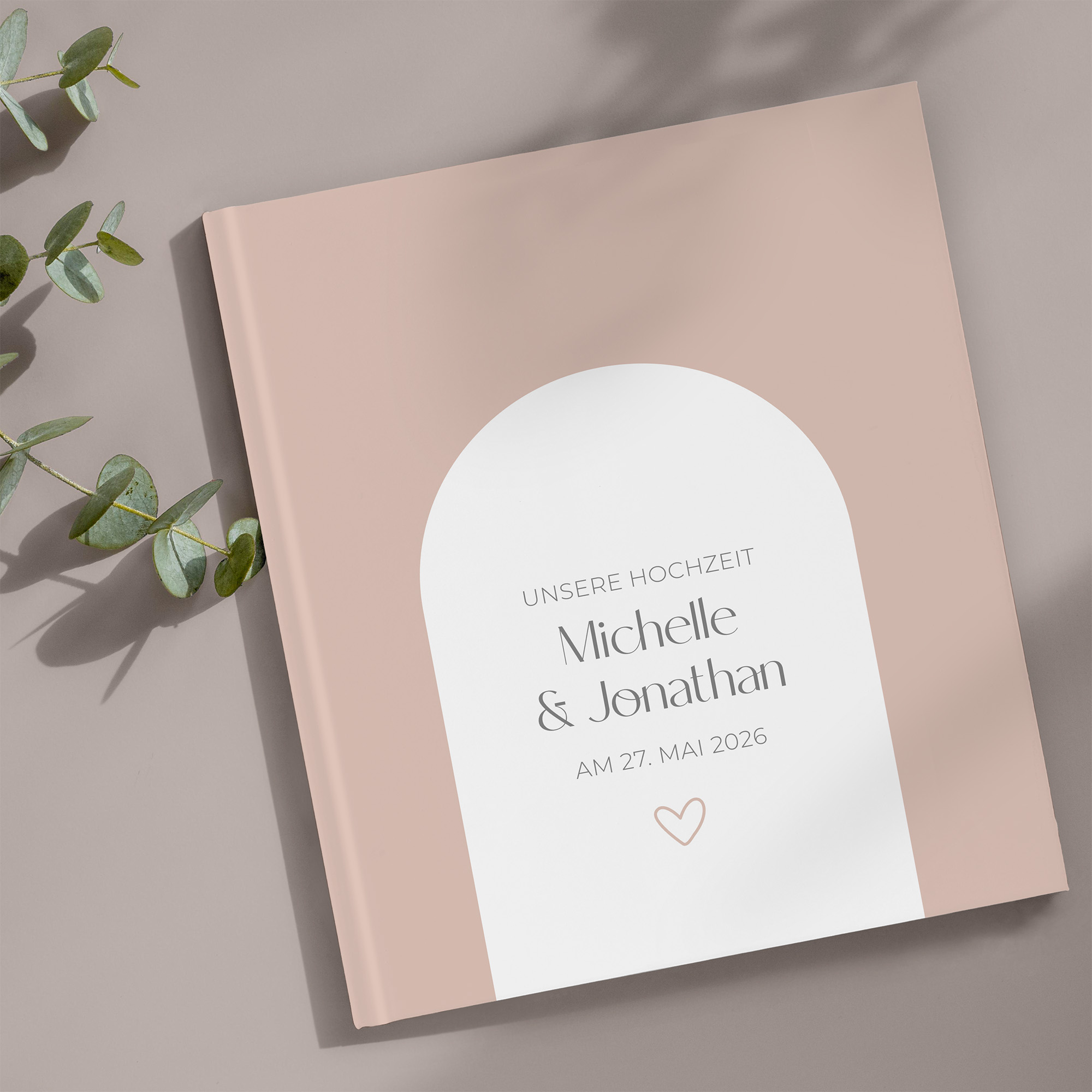 Erinnerungsbuch Hochzeit - Minimalistisch "Lille"