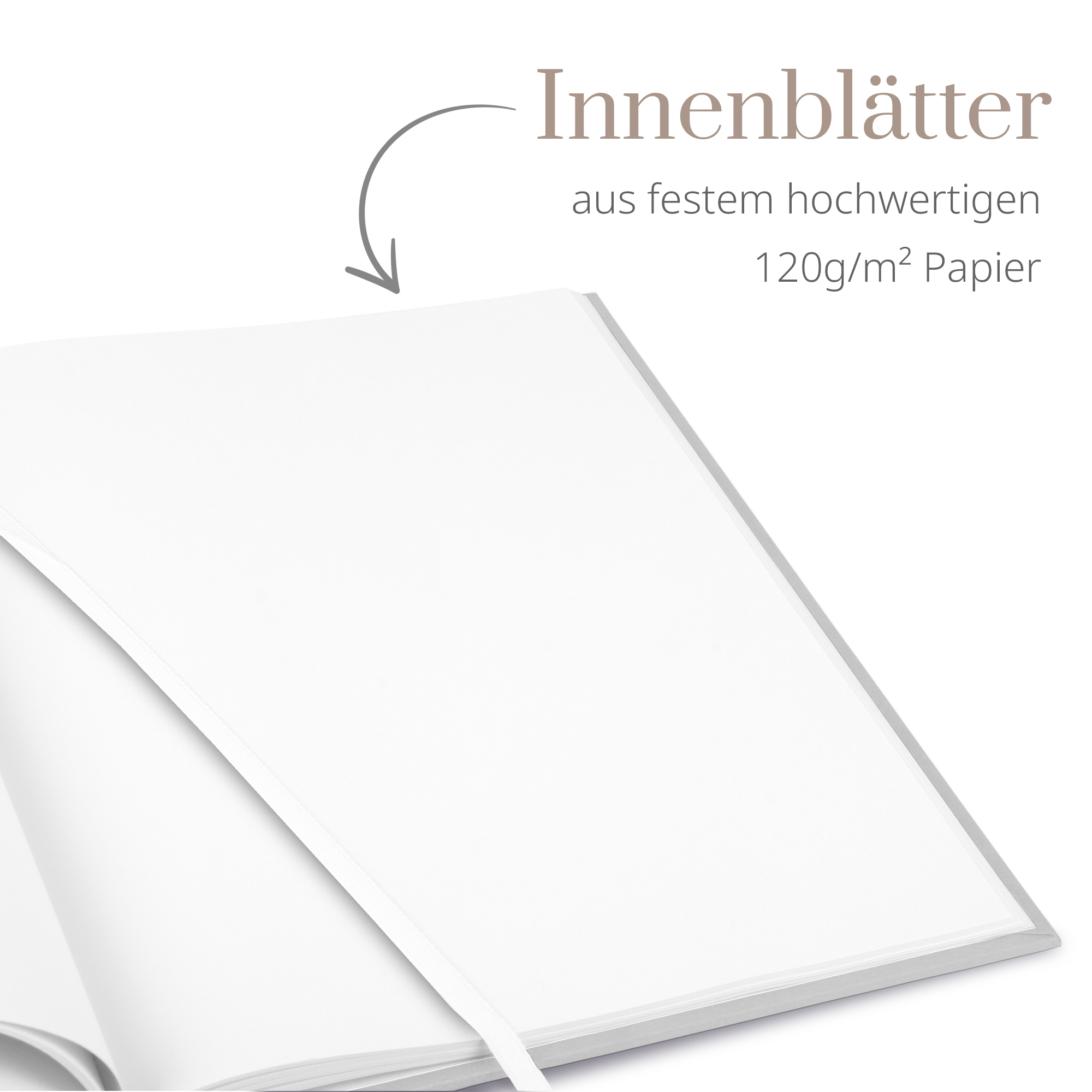 Erinnerungsbuch Hochzeit - Minimalistisch "Lille"