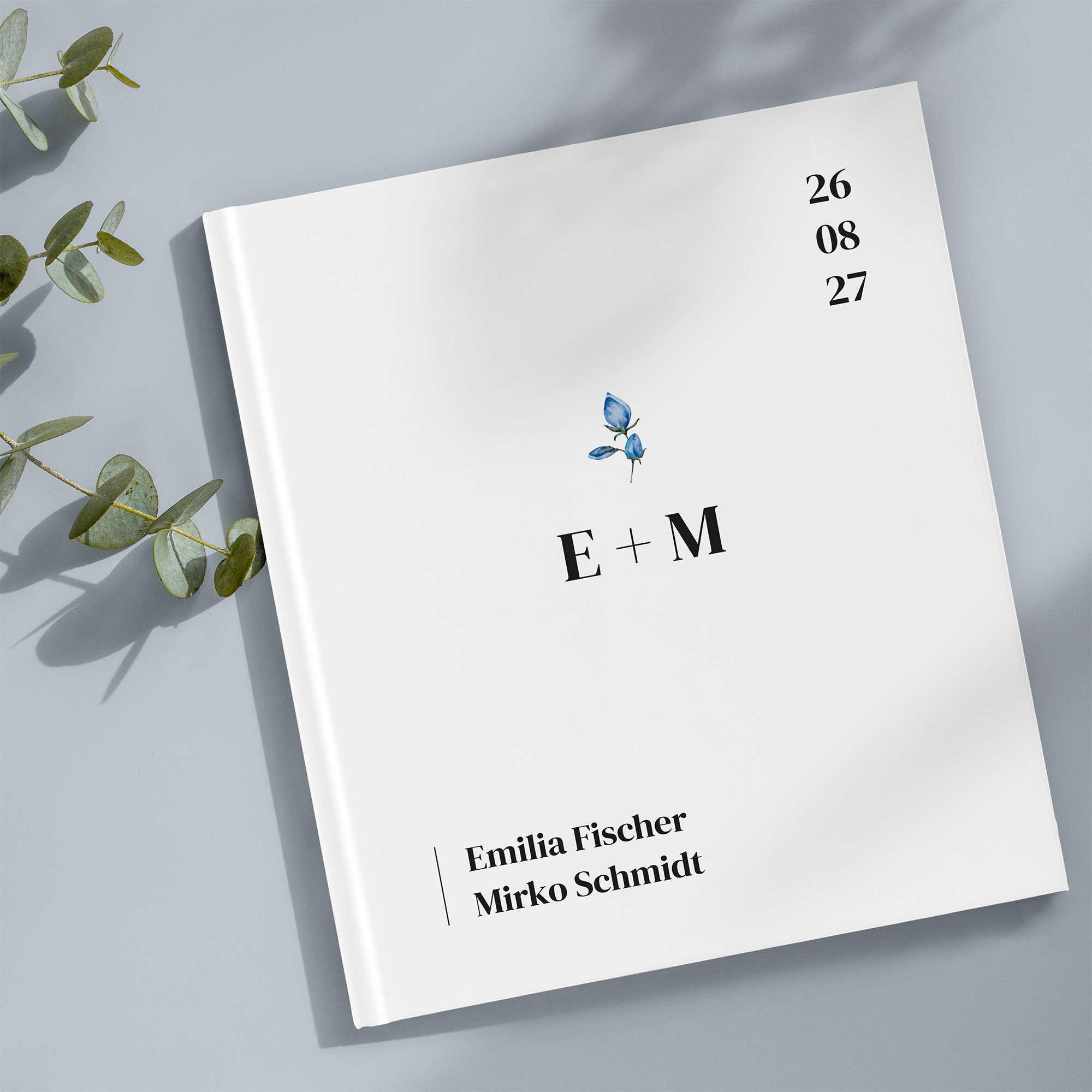Erinnerungsbuch Hochzeit - Minimalistisch "Kreta"