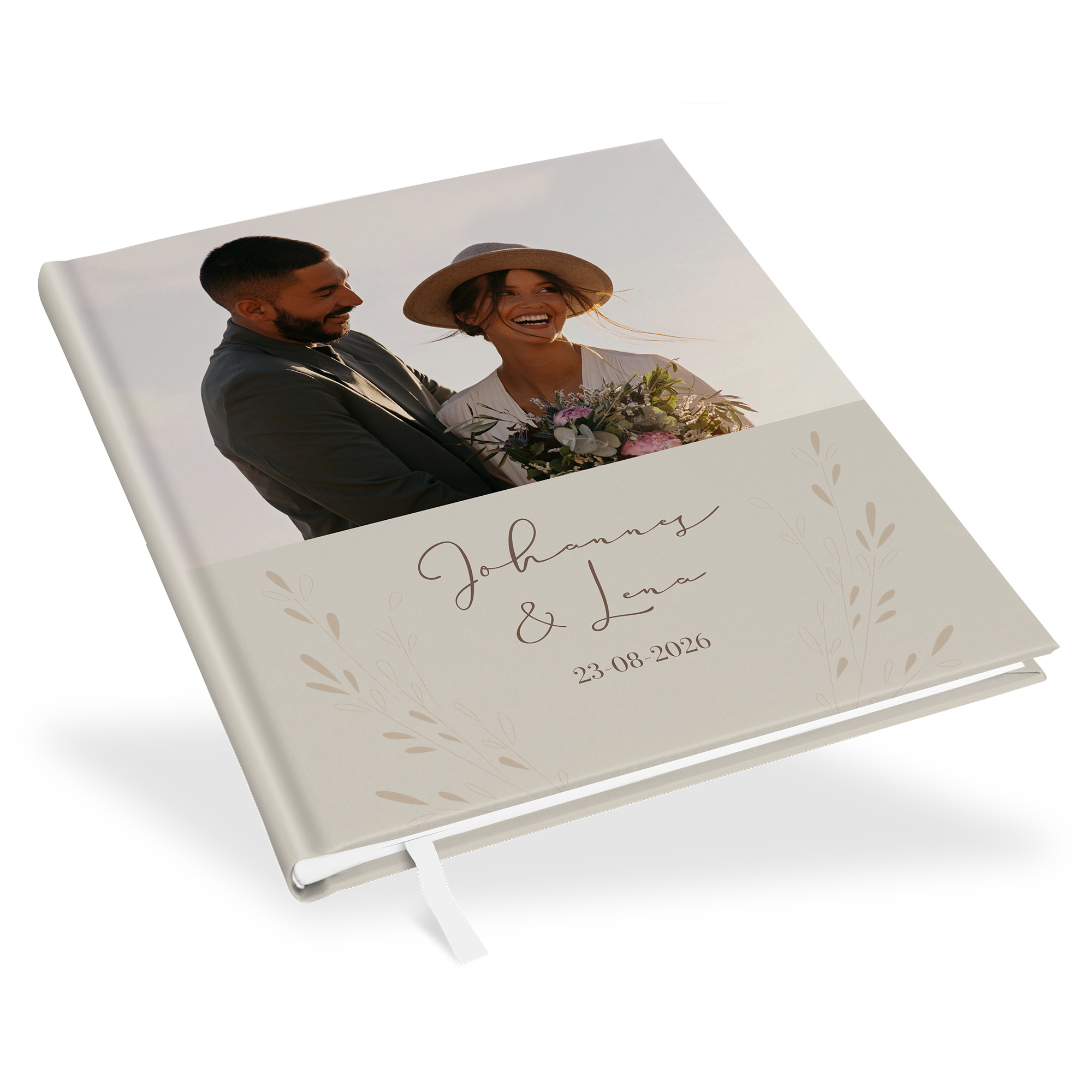 Erinnerungsbuch Hochzeit - Vintage "golden memories"