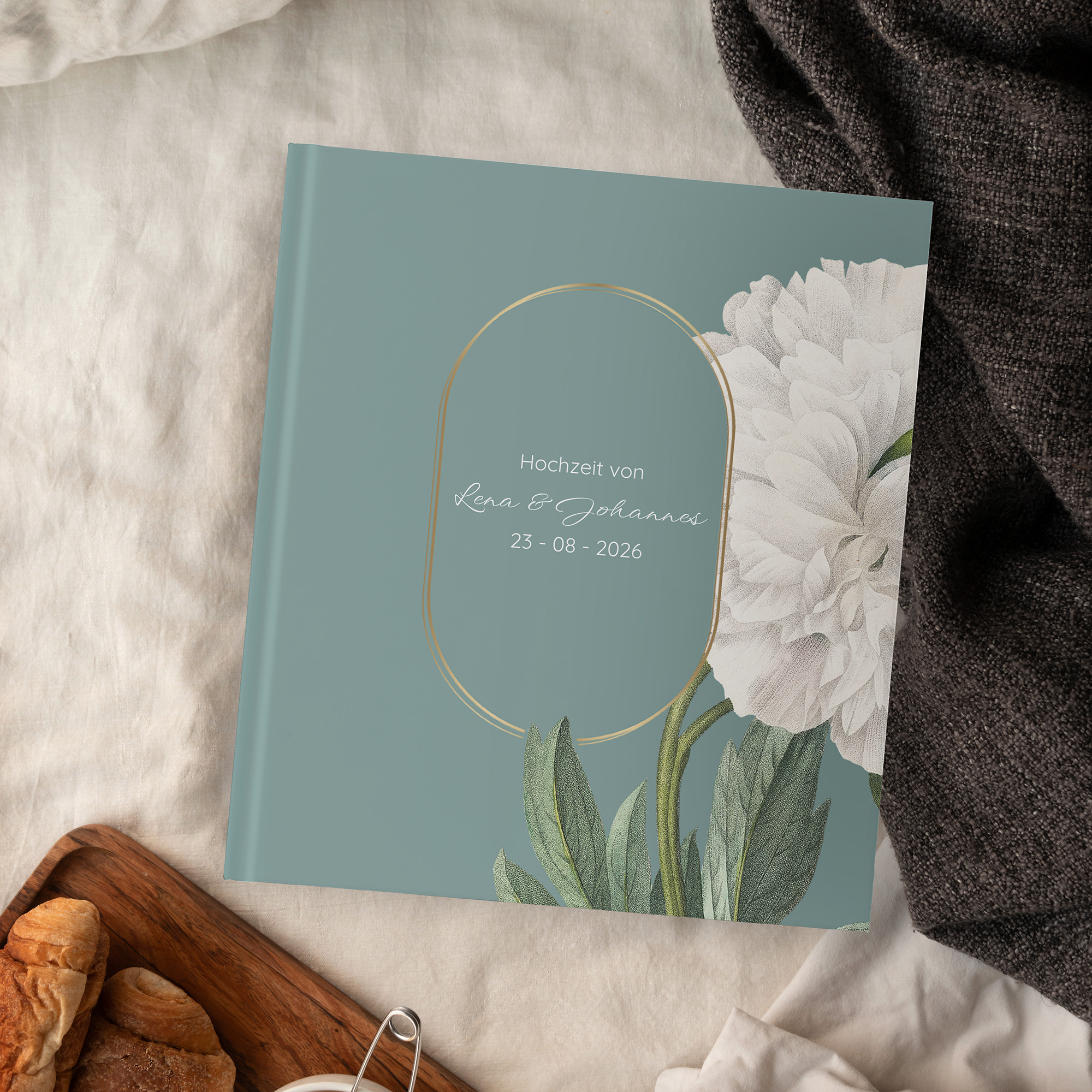 Erinnerungsbuch Hochzeit - Vintage "floral epoque"