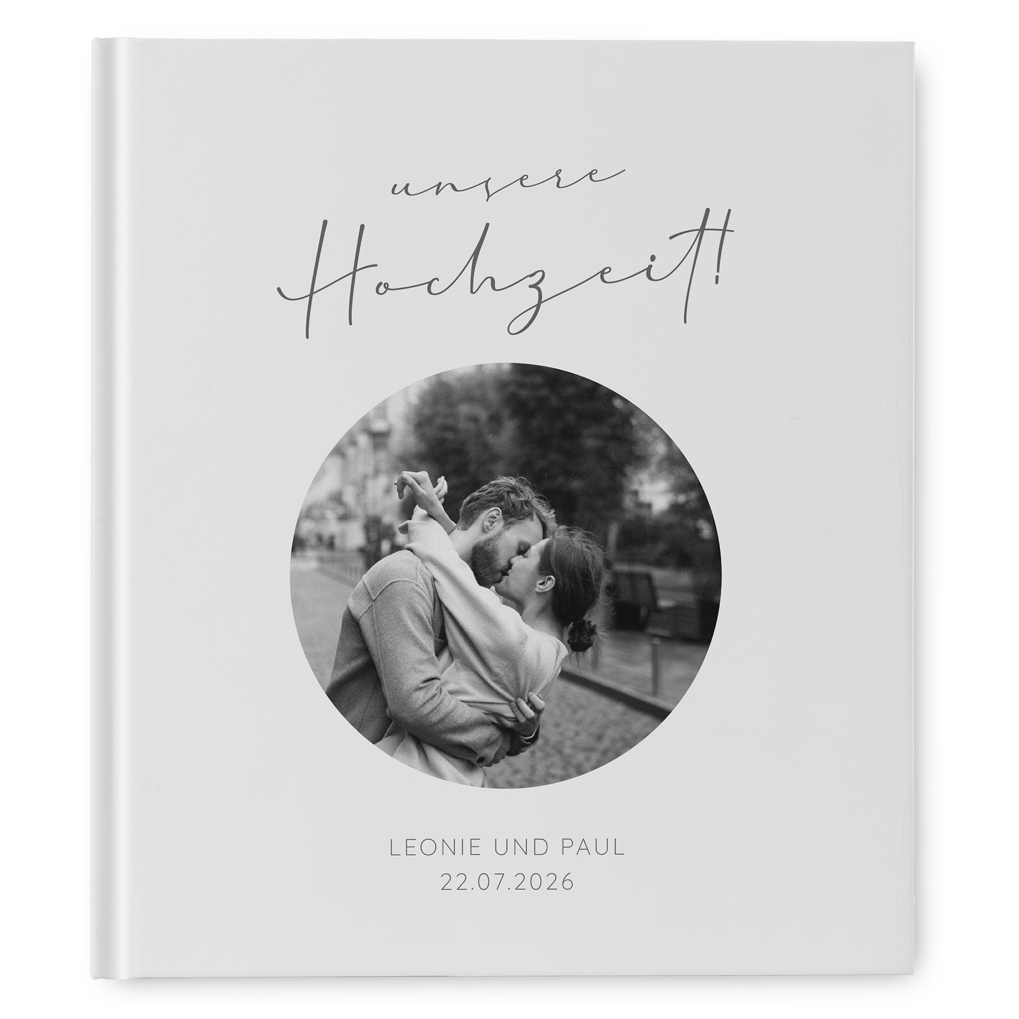Gästebuch Hochzeit - Minimalistisch "Paris"