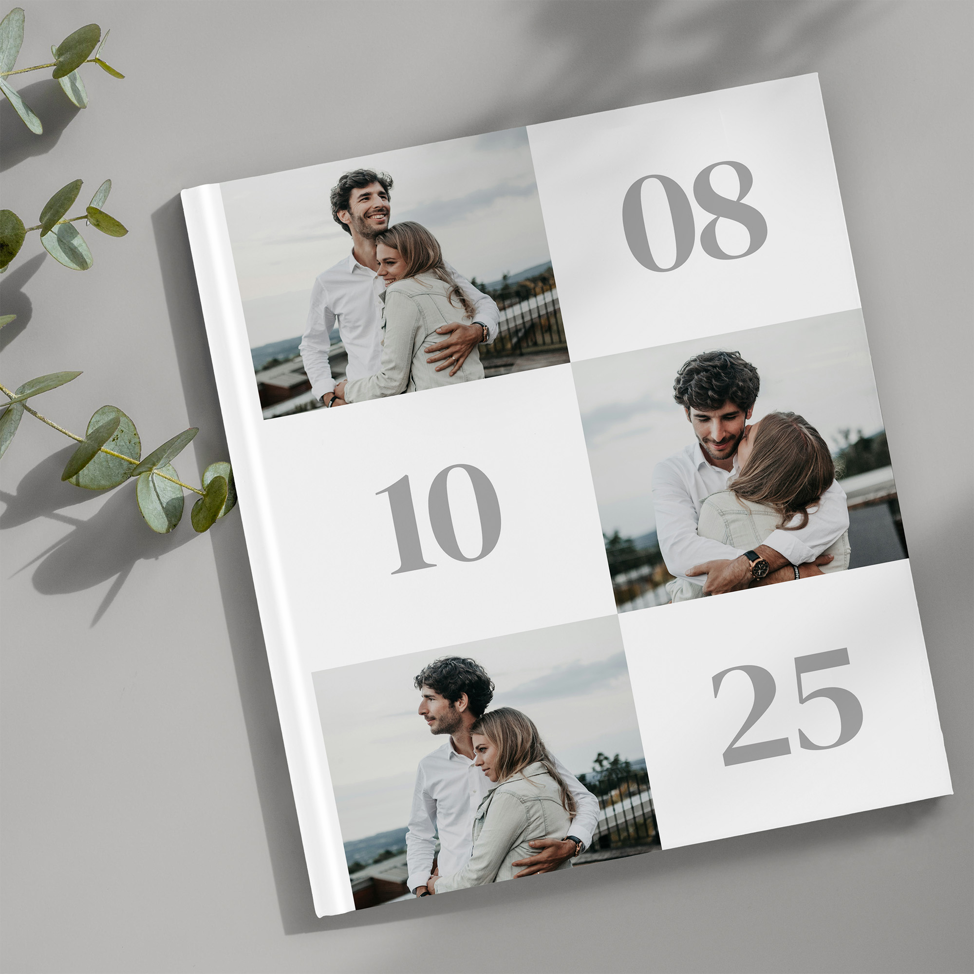 Gästebuch Hochzeit - Minimalistisch "Oslo"
