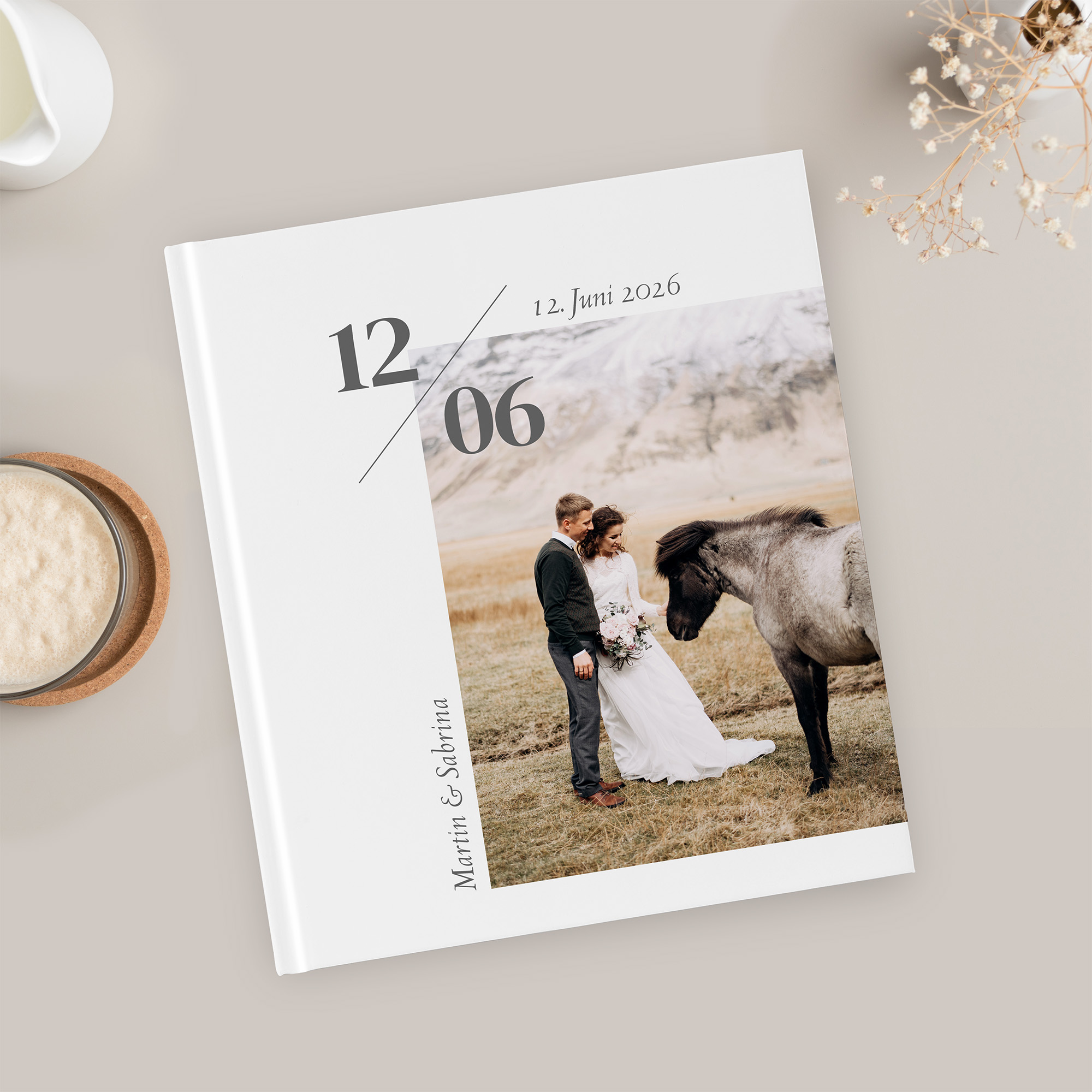Gästebuch Hochzeit - Minimalistisch "Helsinki"