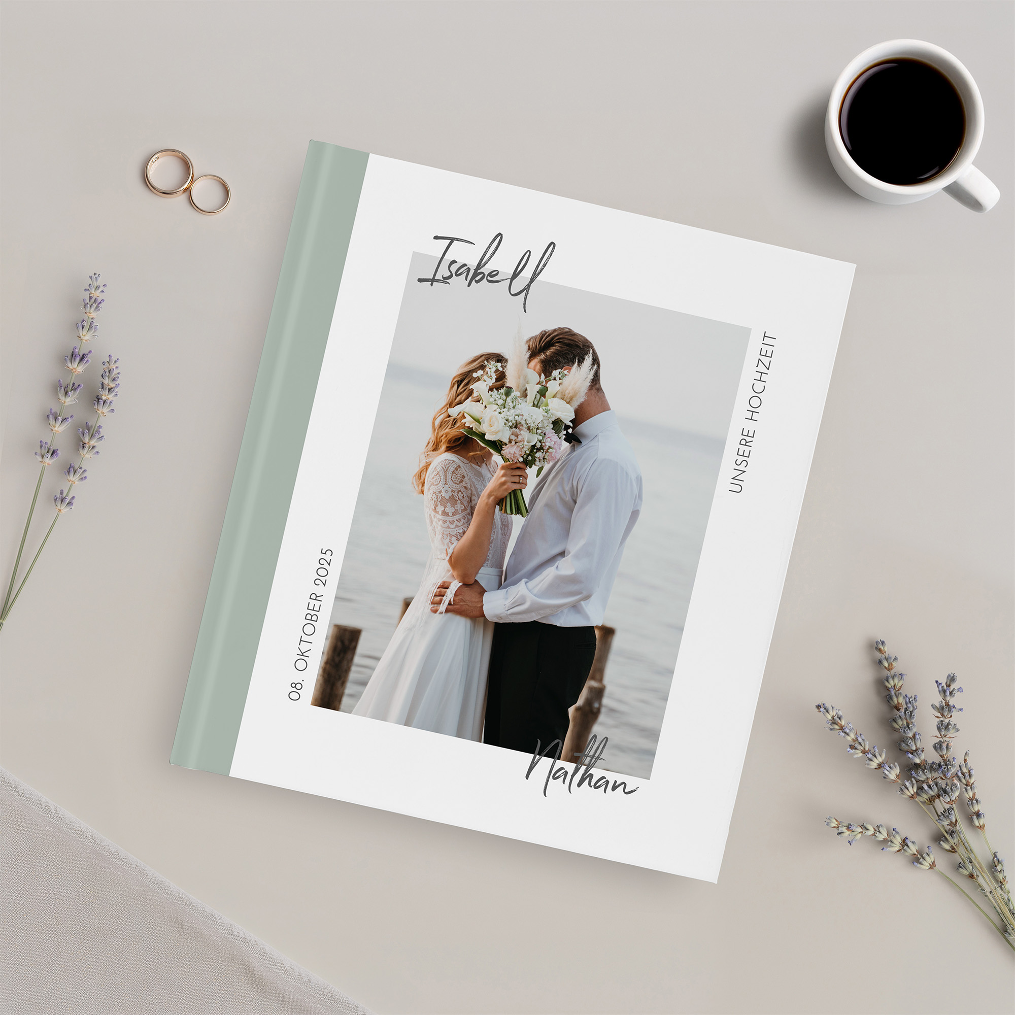 Gästebuch Hochzeit - Minimalistisch "Florence"