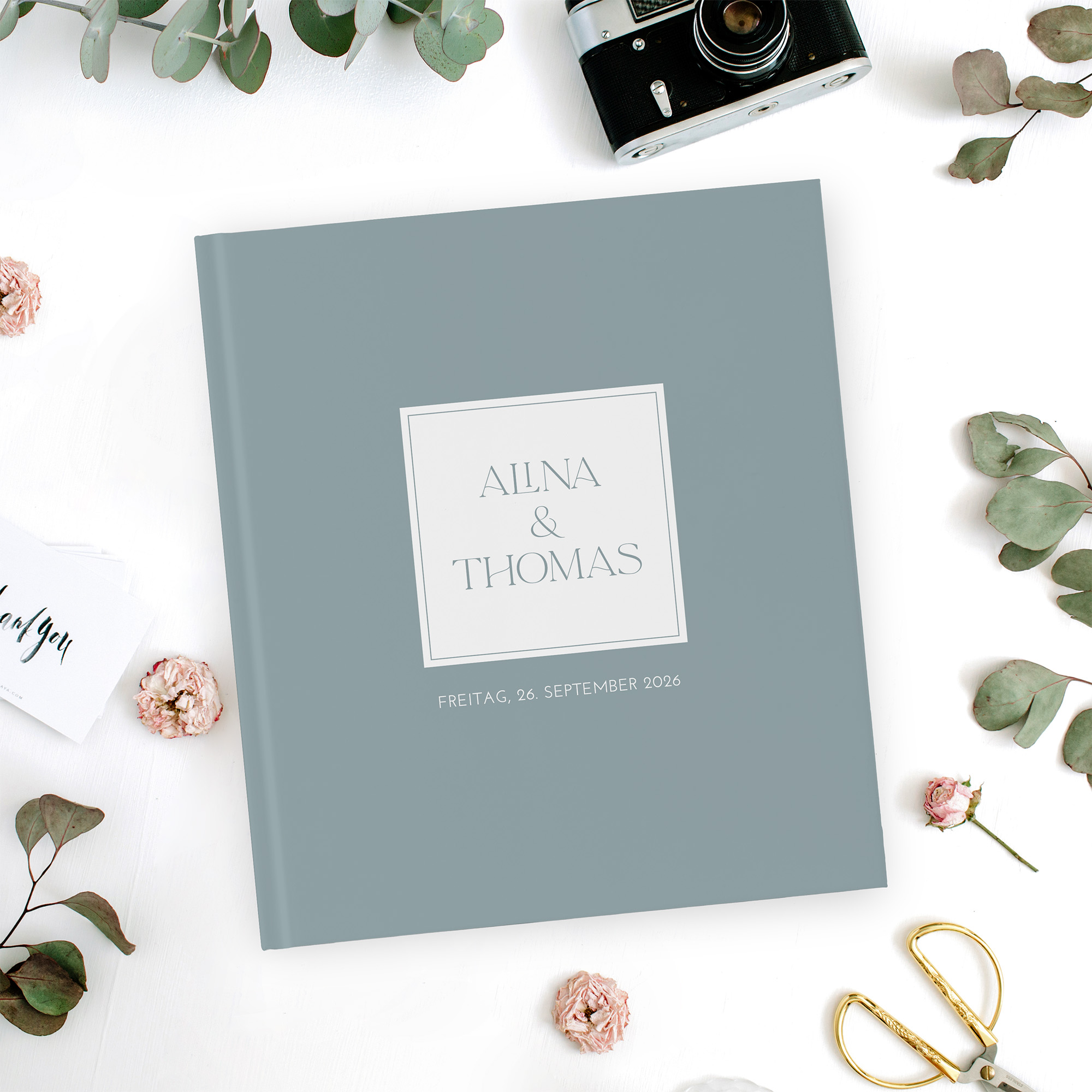 Gästebuch Hochzeit - Minimalistisch "Nordic Shore"