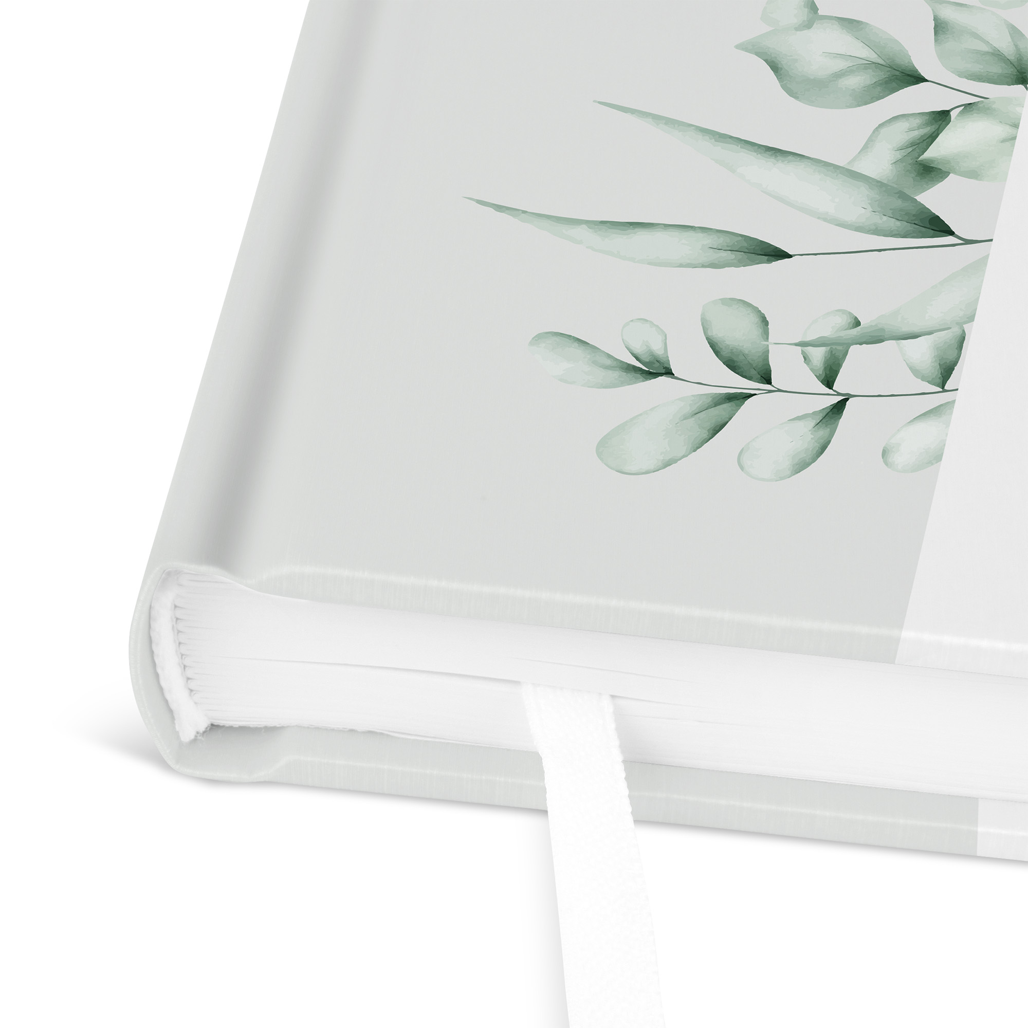 Gästebuch Hochzeit - Greenery "evergreen mint"