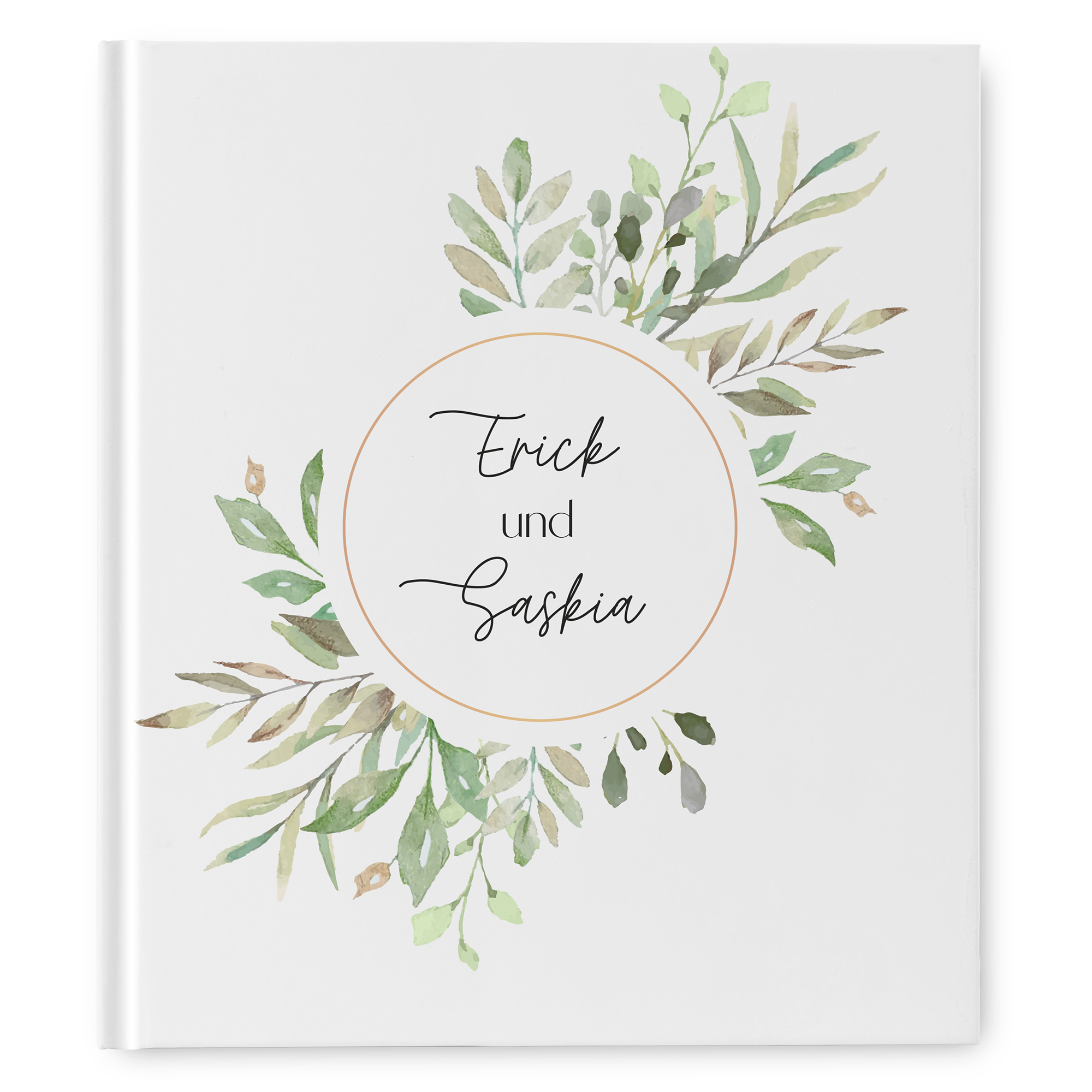 Gästebuch Hochzeit - Greenery "calm grove"
