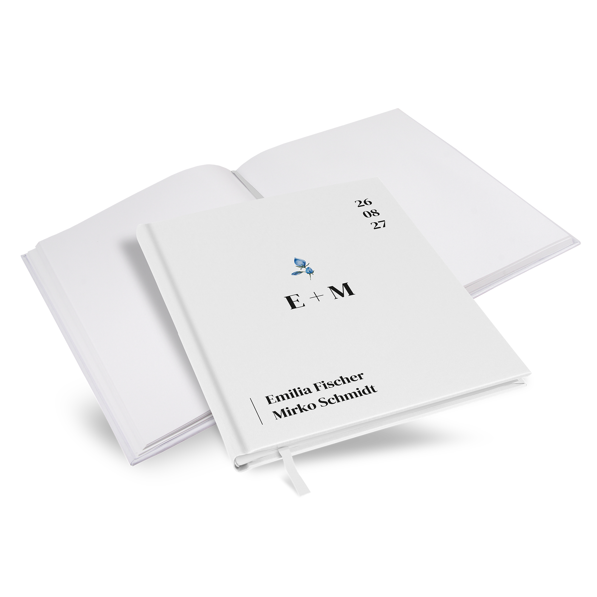 Gästebuch Hochzeit - Minimalistisch "Kreta"