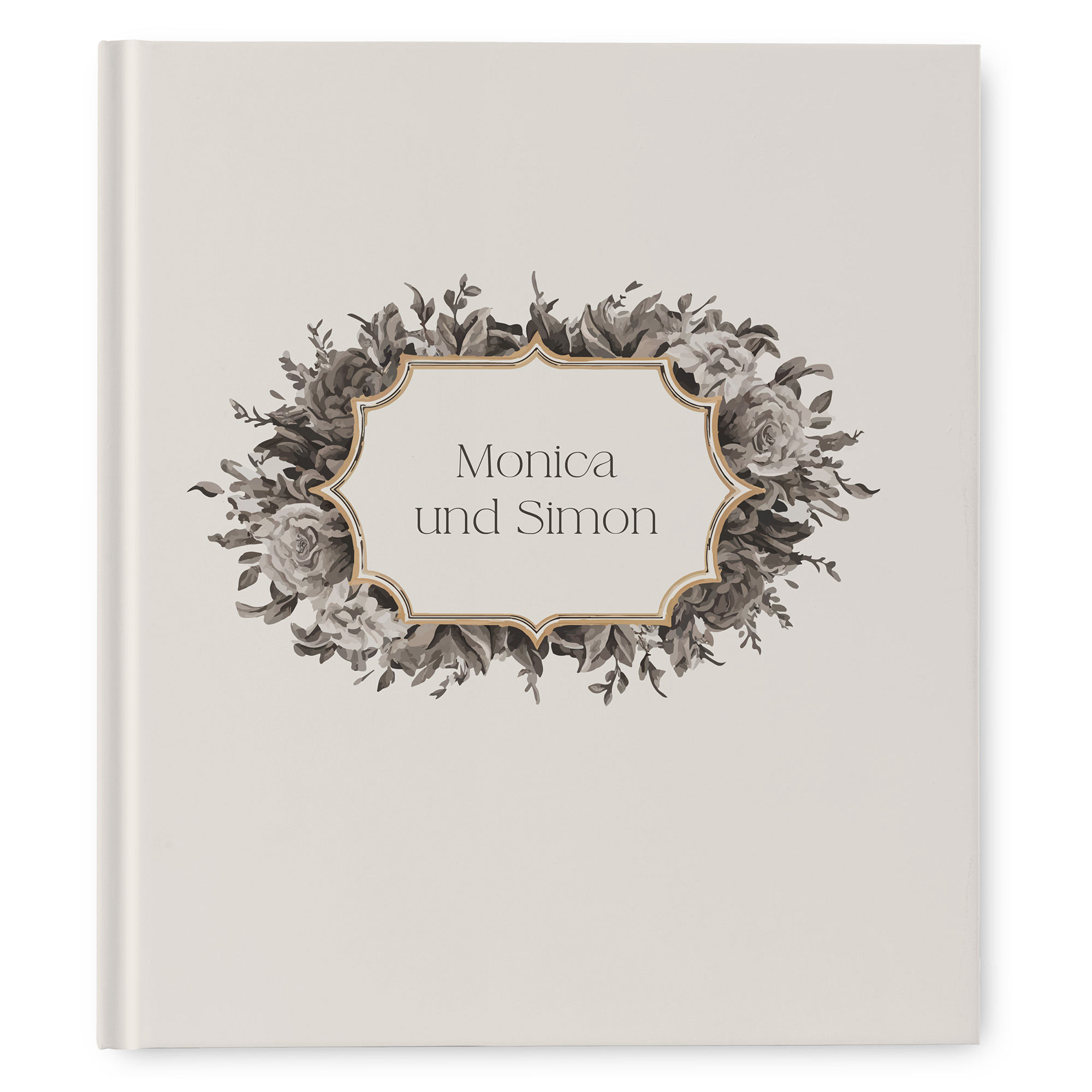 Gästebuch Hochzeit - Vintage "baroque frame"