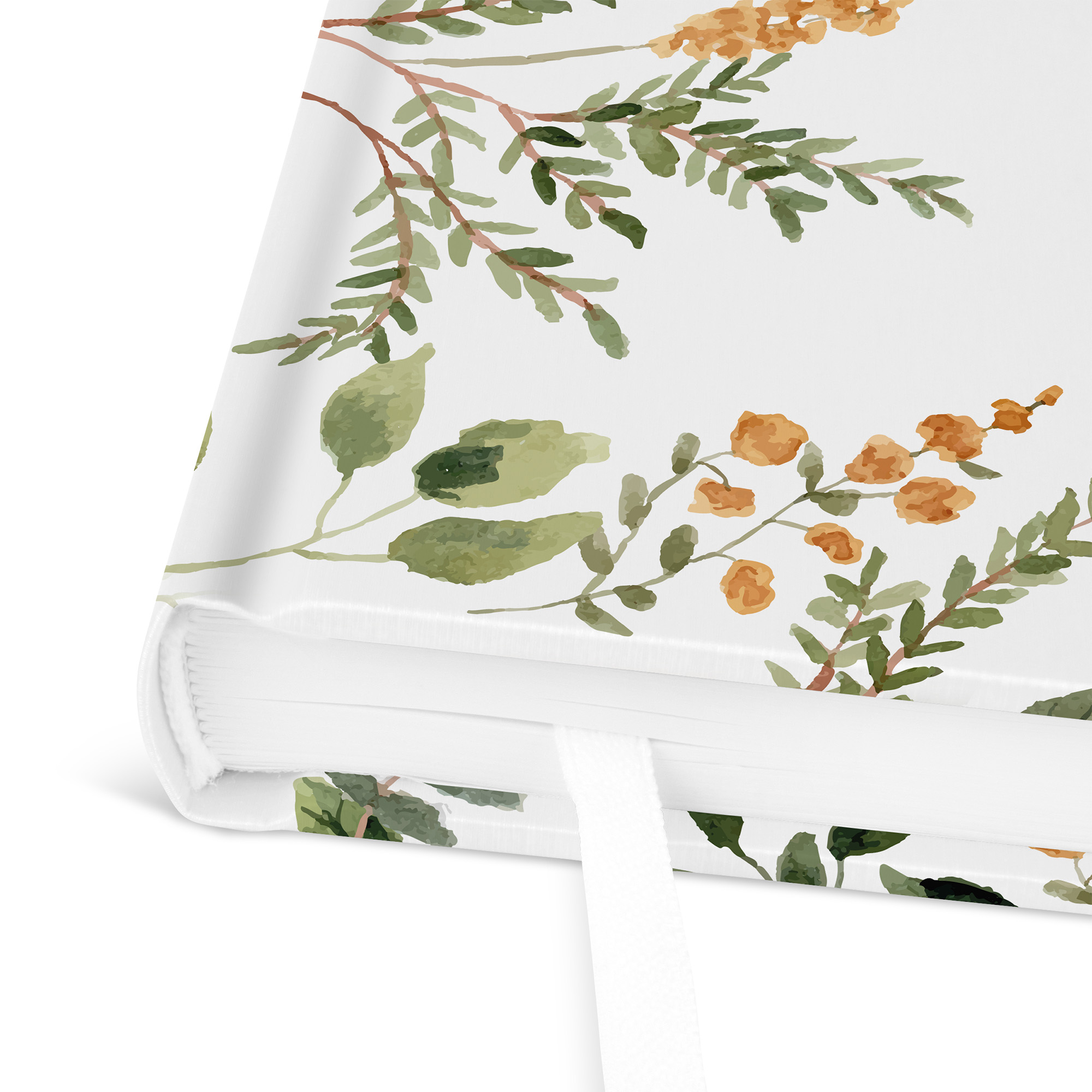 Gästebuch Hochzeit - Floral "warm botanicals"